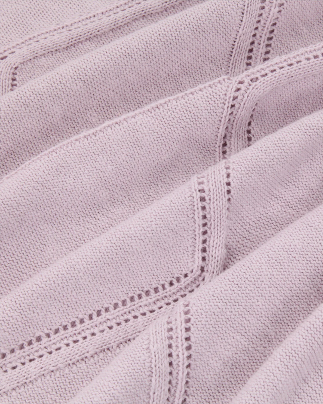 Palm Organic Oversized Knitted Jumper - Orchid Hush - Image 8