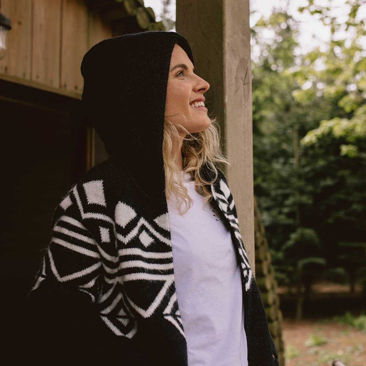 Palumbo Hooded Cardigan - Turbulence Grey - Image 2