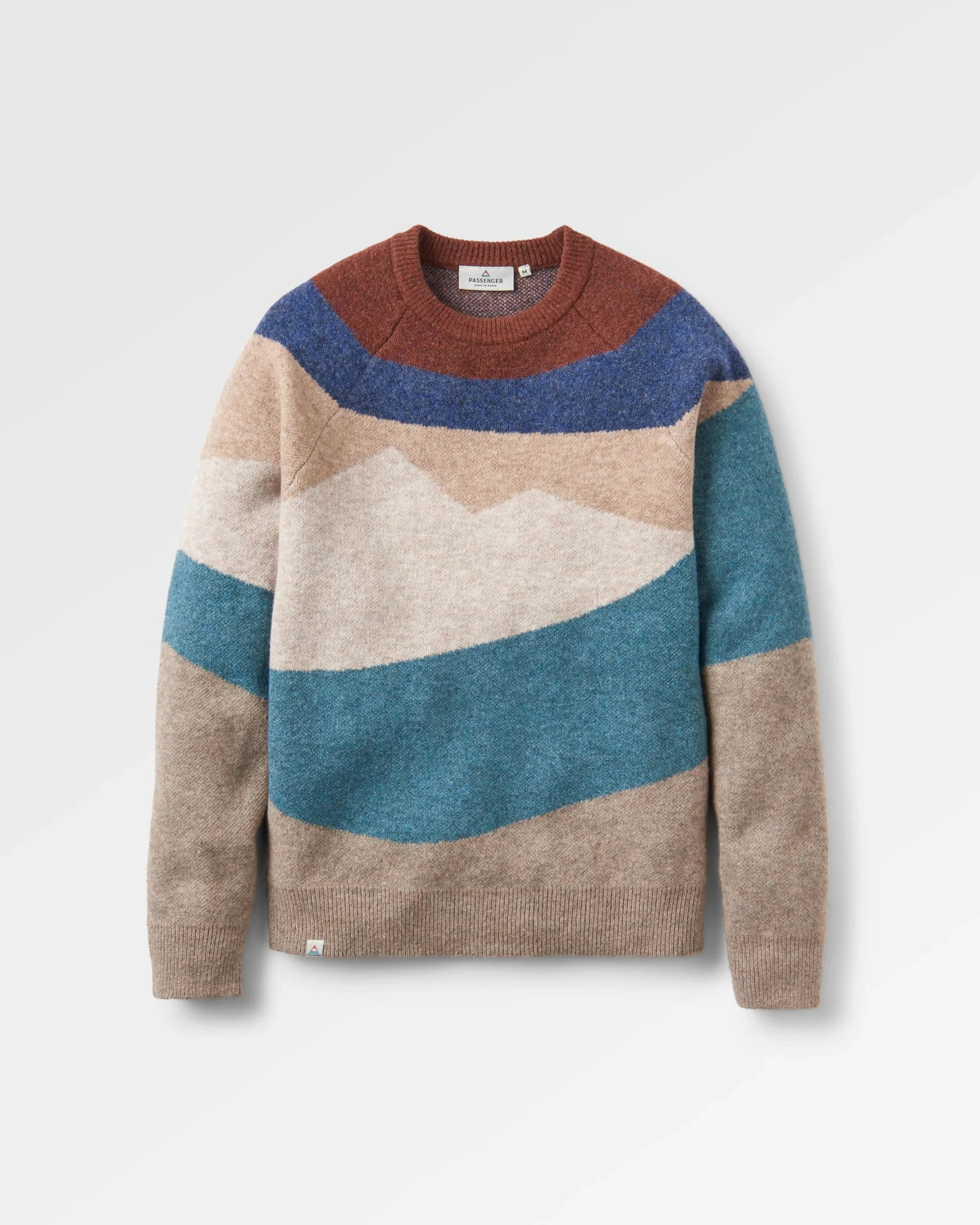 Panorama Knitted Jumper - Scenic Toffee - Image 2