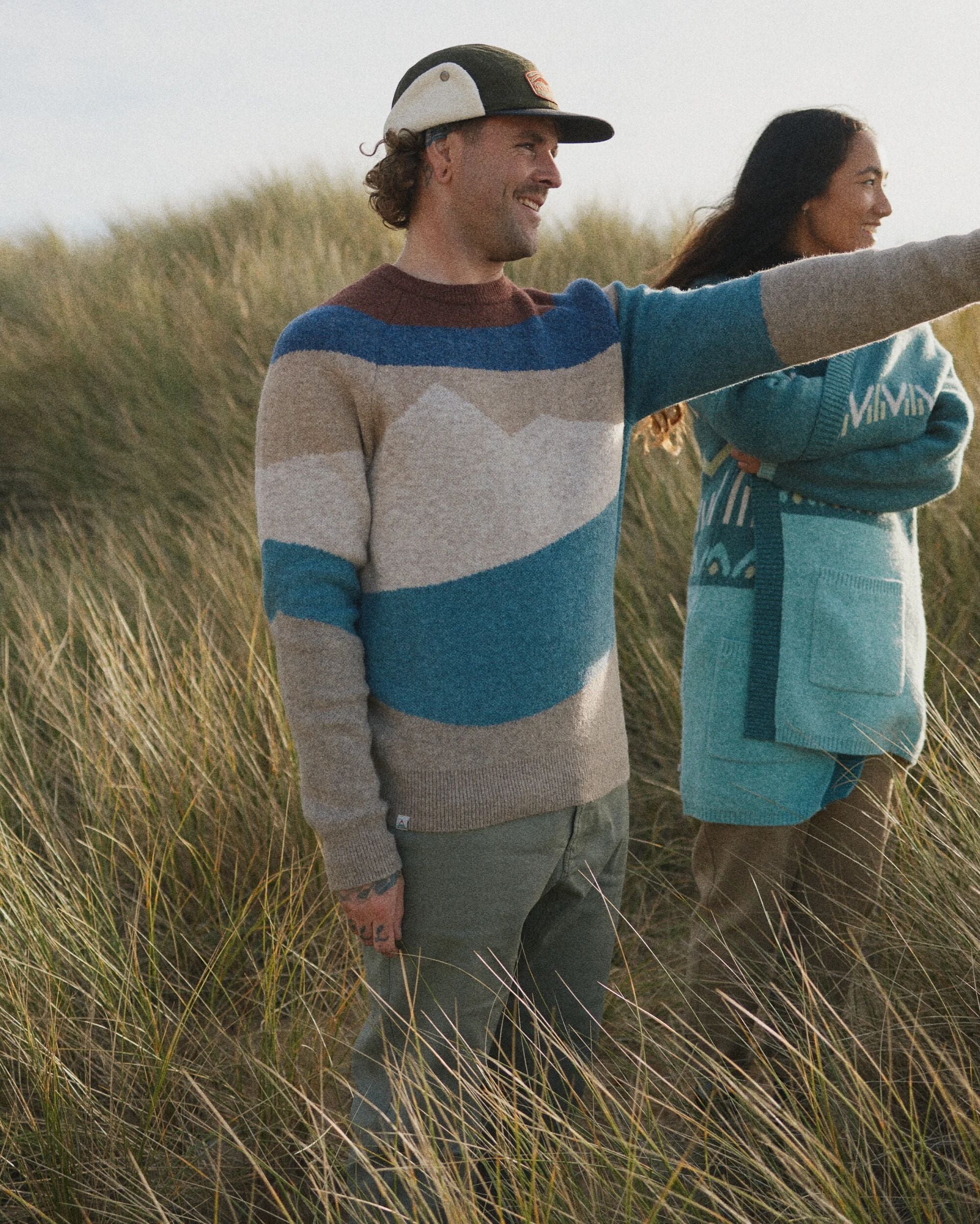 Panorama Knitted Jumper - Scenic Toffee - Image 3