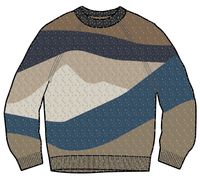 Panorama Knitted Jumper - Scenic Toffee - Image 9