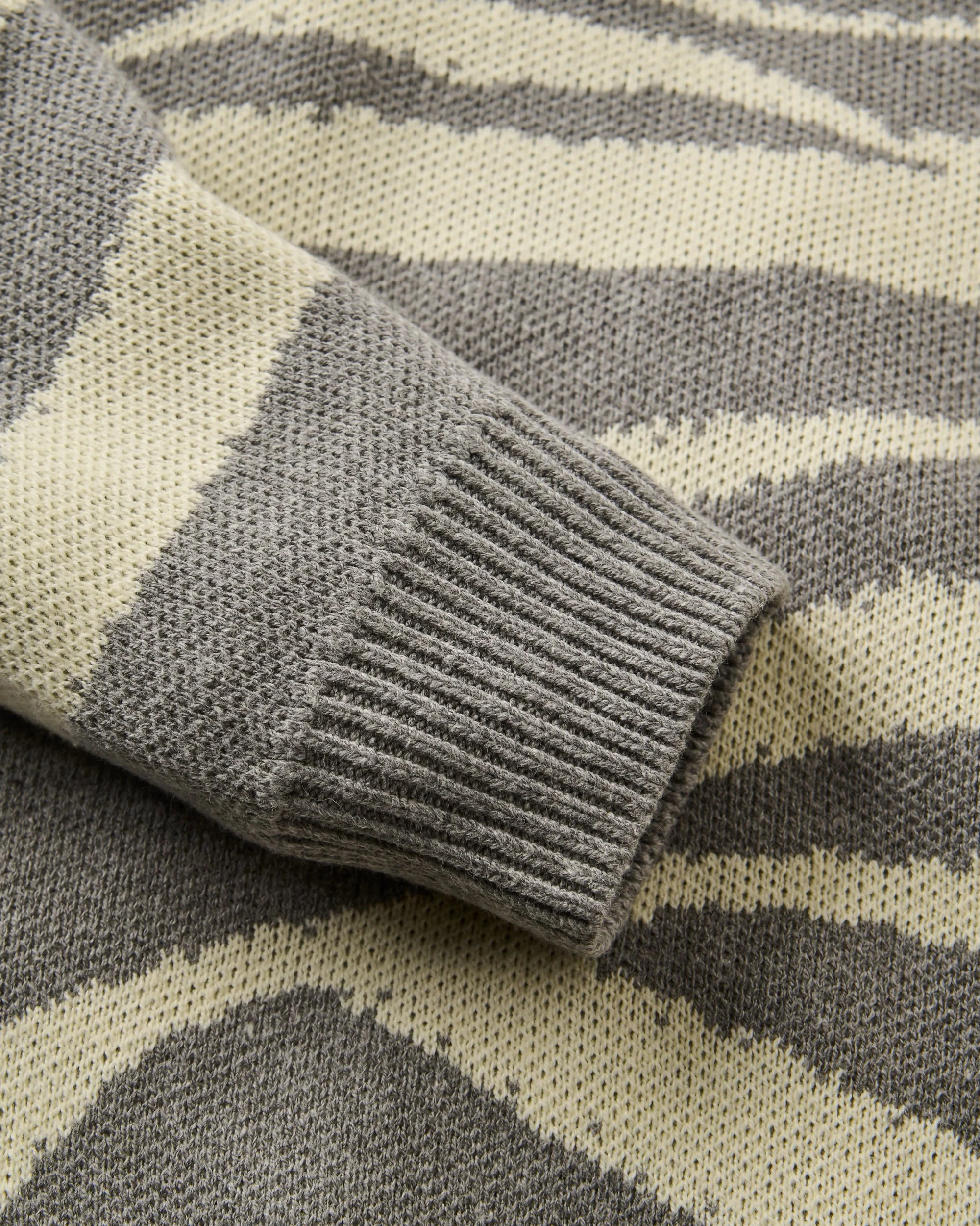 Panorama Lightweight Knitted Jumper - Far View Steel Grey - Image 3