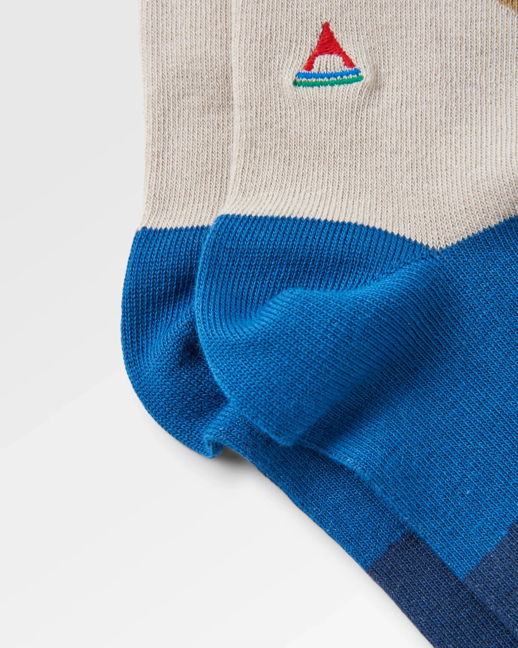 Panorama Organic Midweight Crew Socks - Scenic Toffee - Image 4