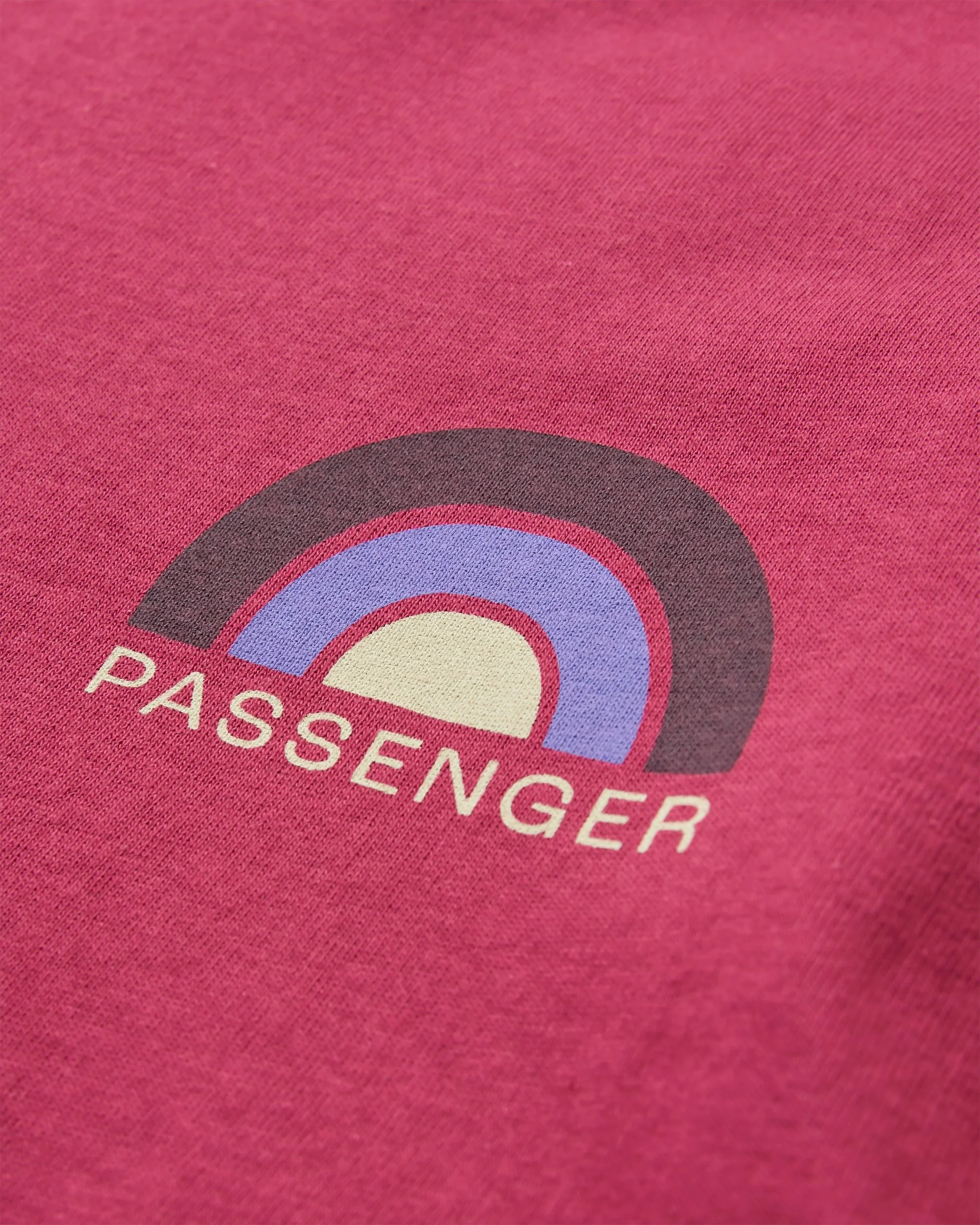 Papercut LS T-Shirt - Cranberry - Image 2