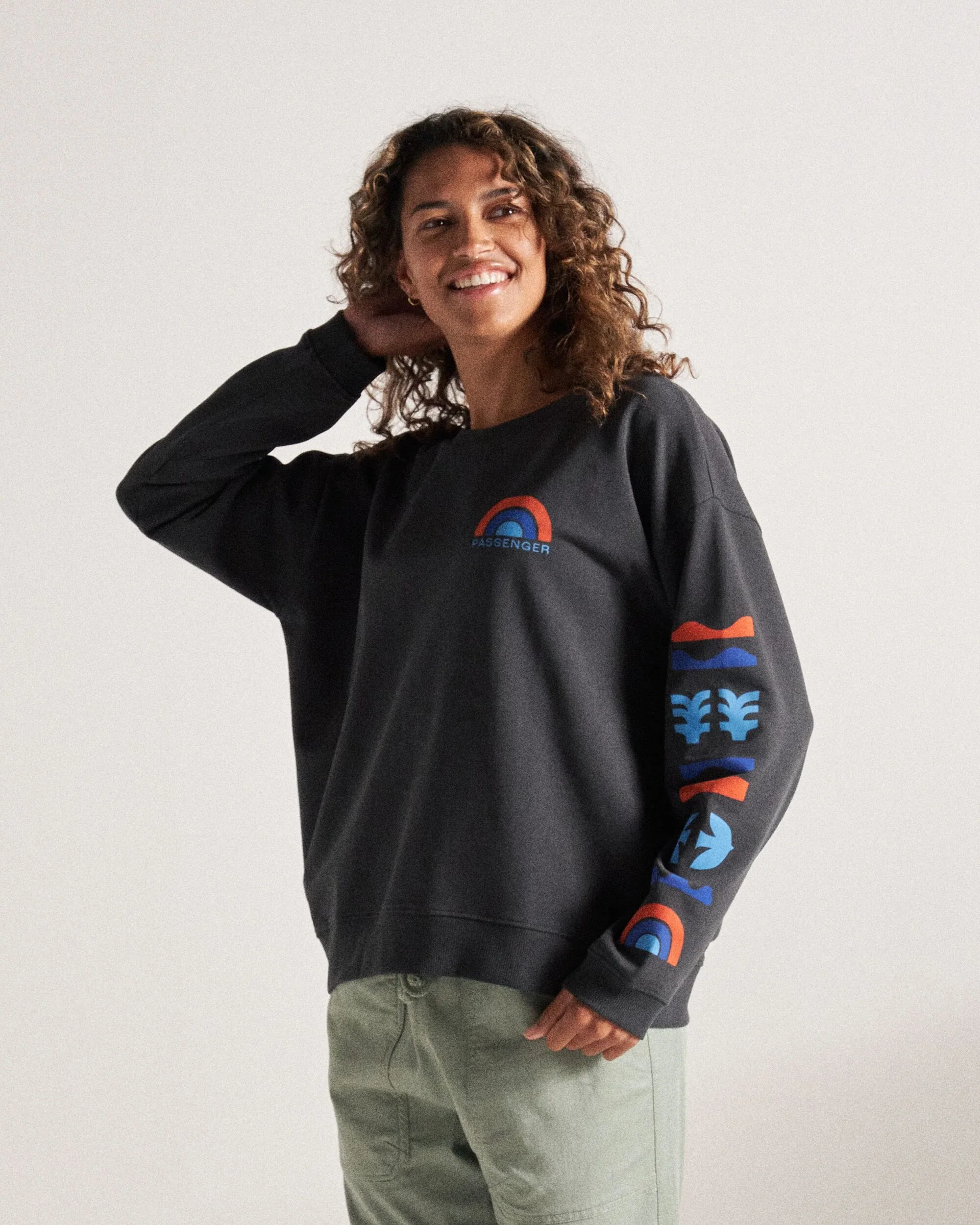 Papercut Sweatshirt - Black - Image 4