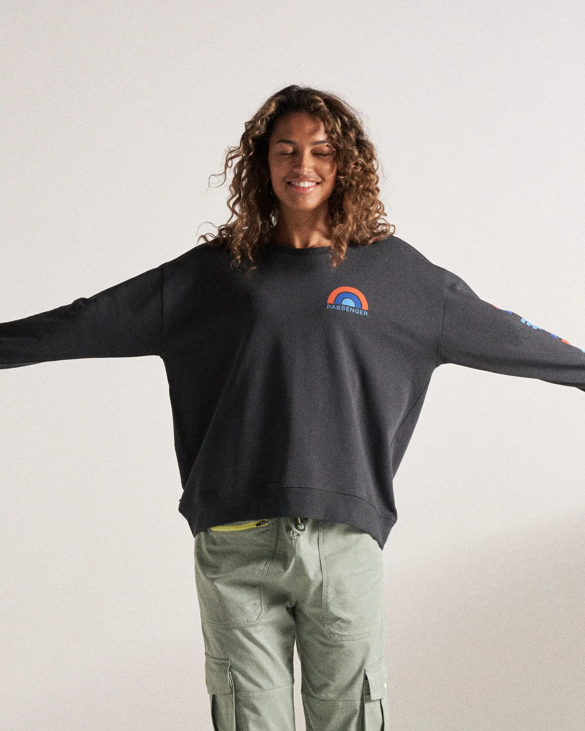 Papercut Sweatshirt - Black - Image 5