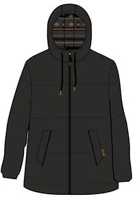 Parks Insulated Jacket - True Black - Image 8