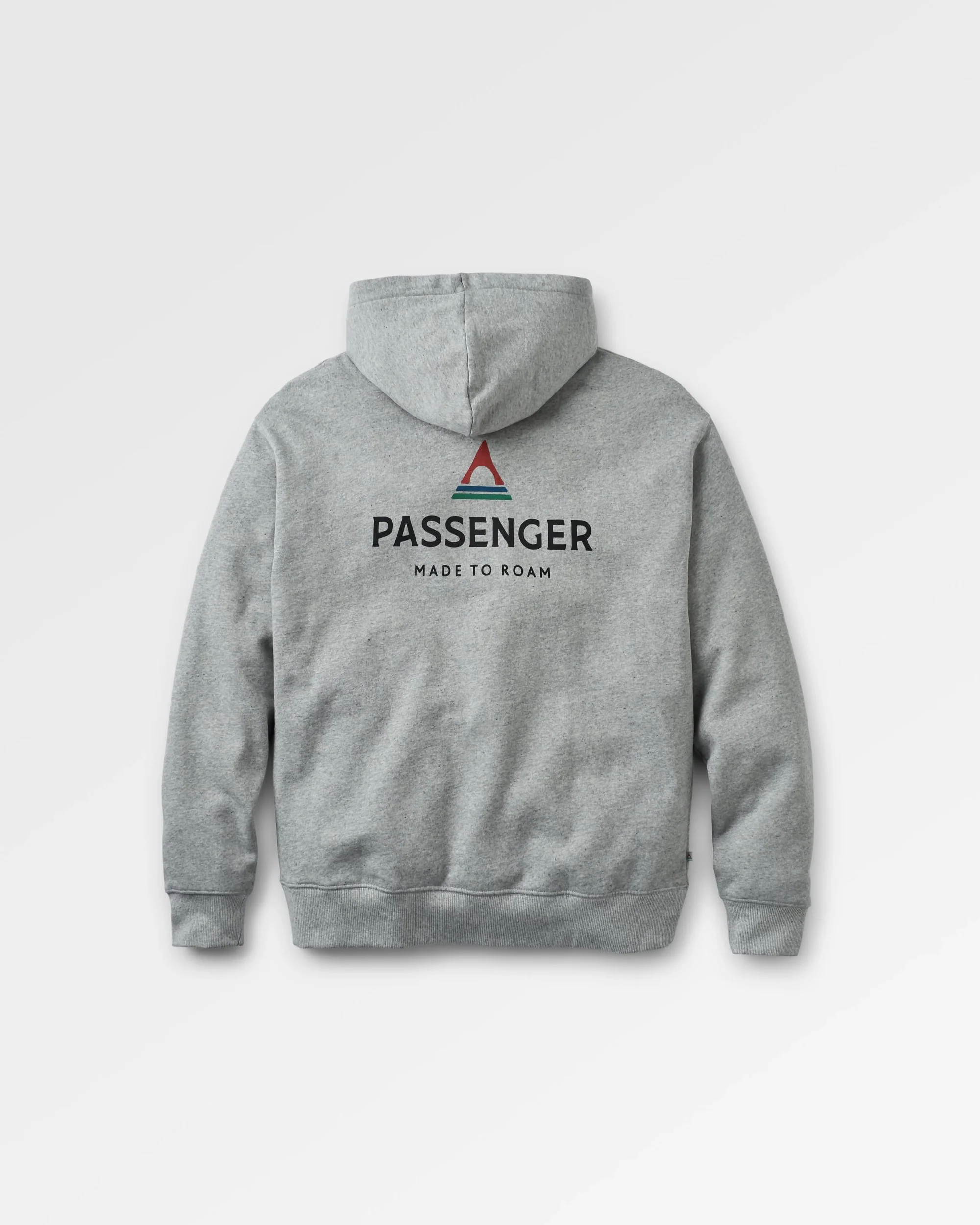 Passenger Relaxed Fit Hoodie - Grey Marl - Image 4