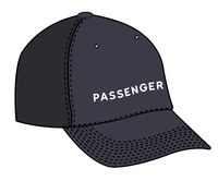 Passenger Organic Cotton Trucker Cap - Black - Image 7