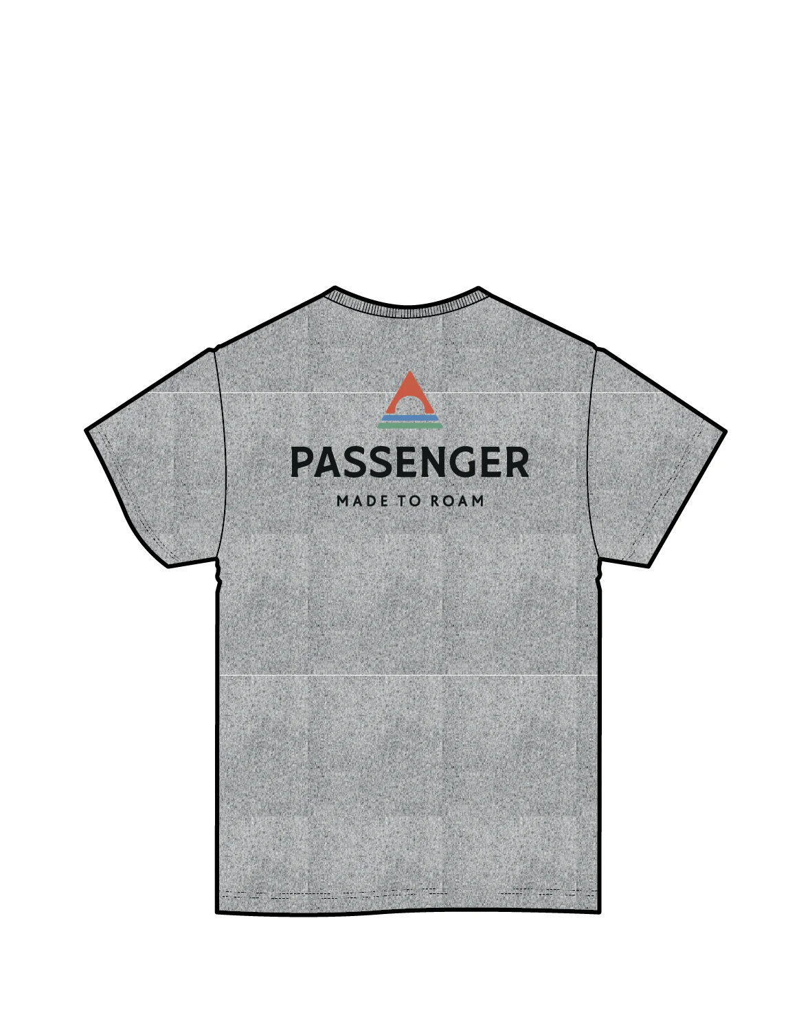 Passenger T-Shirt - Grey Marl - Image 9