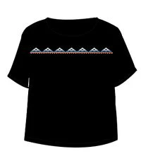 Petal Top - Black - Image 7