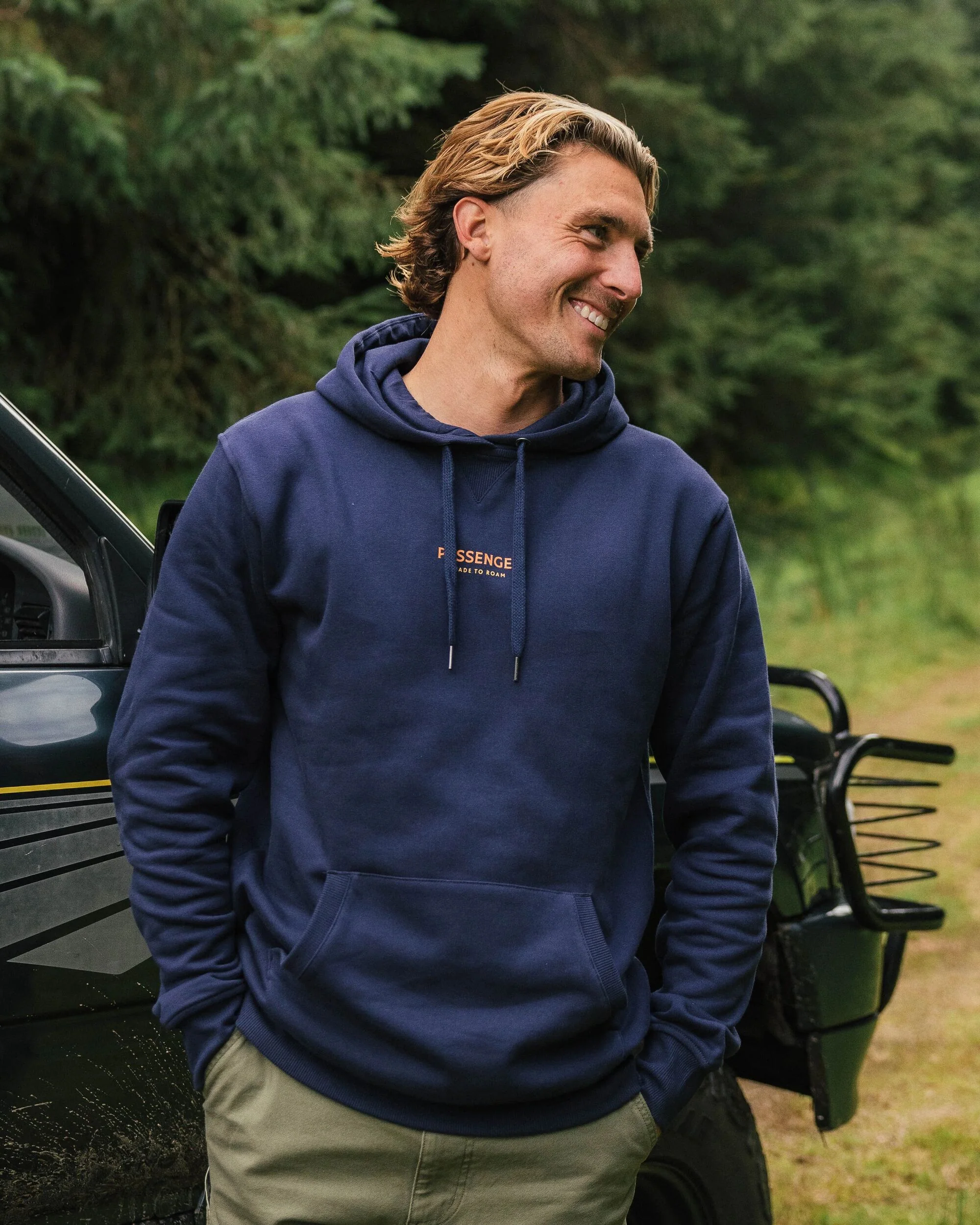 Phoenix Organic Cotton Hoodie - Rich Navy - Image 3