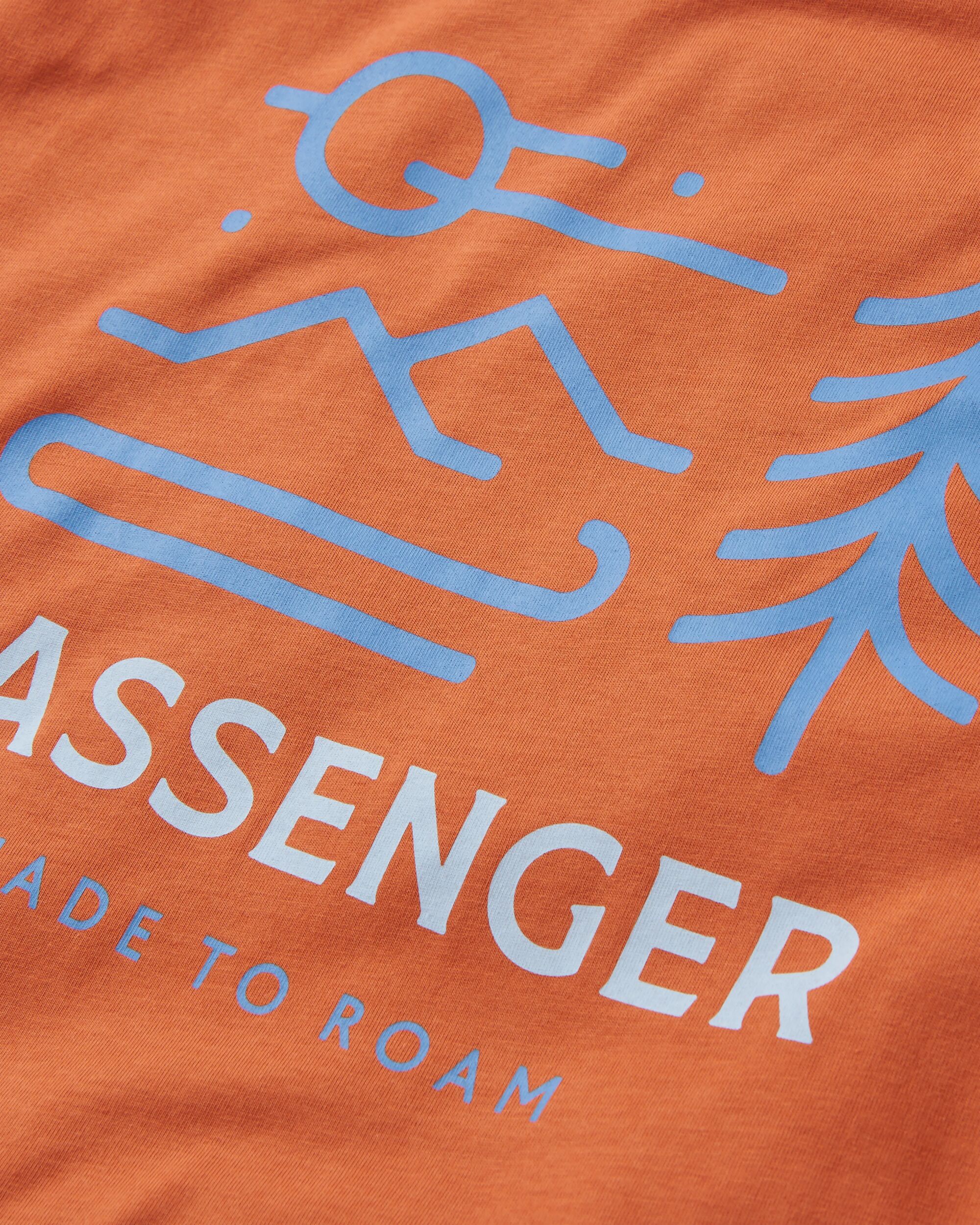 Phoenix Organic Cotton T-Shirt - Burnt Orange - Image 8