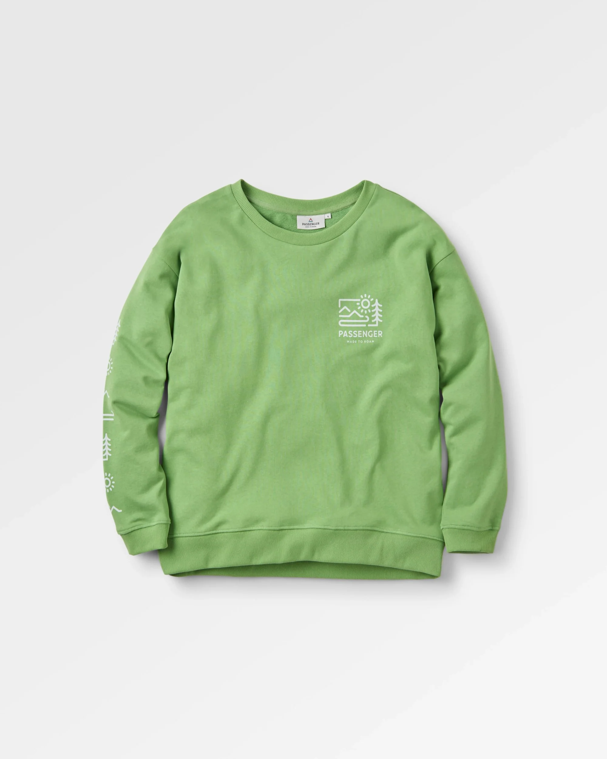 Phoenix Oversized Sweatshirt - Pear Green - Image 2