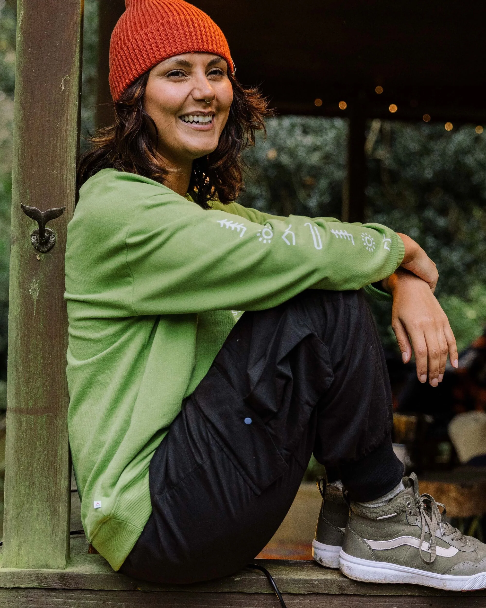 Phoenix Oversized Sweatshirt - Pear Green - Image 4