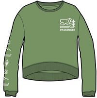 Phoenix Oversized Sweatshirt - Pear Green - Image 9