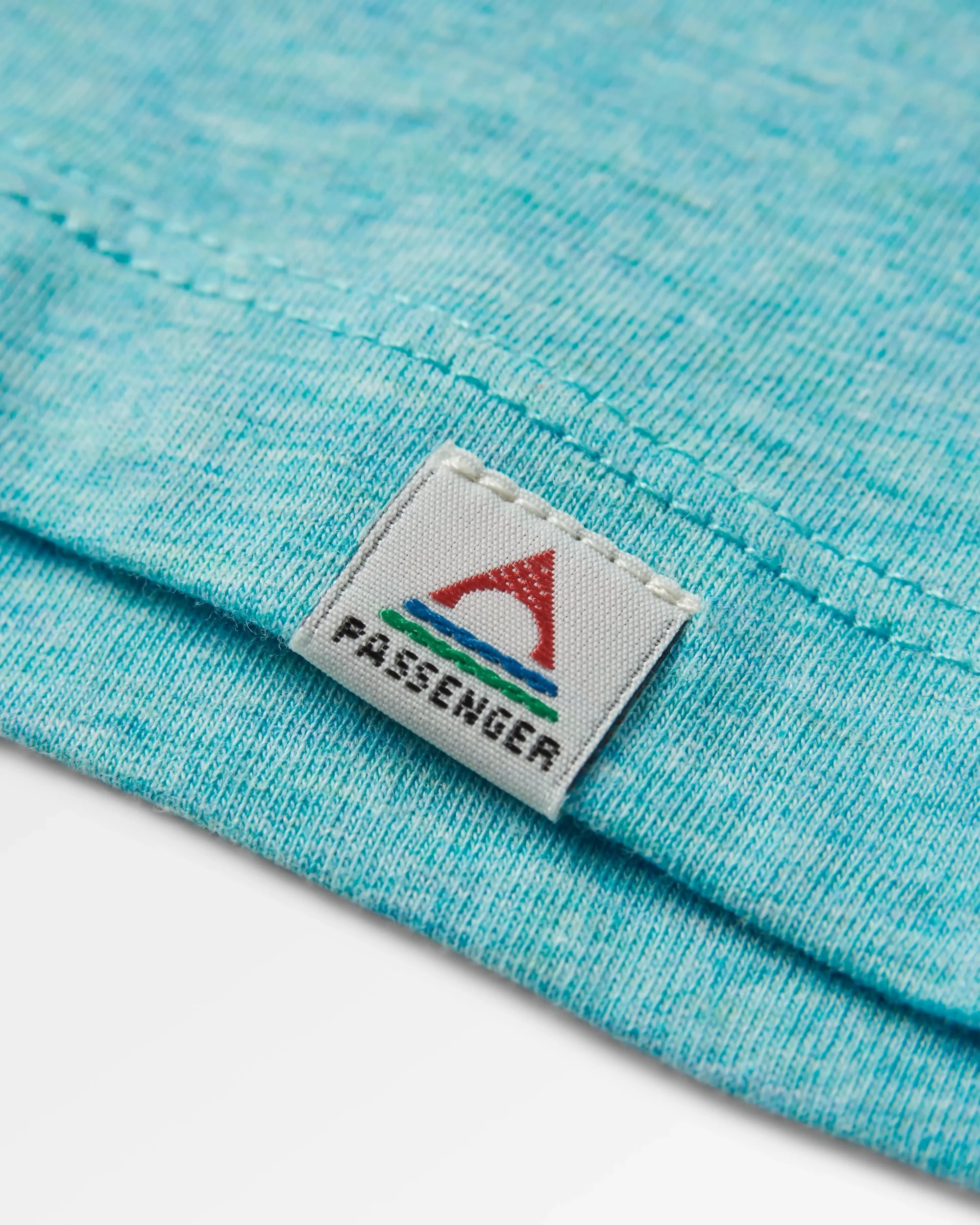 Poinsettia Organic Cotton Vest - Soft Blue Pool Marl - Image 4
