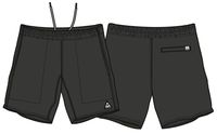Porto All Purpose Swim Short - Black - Image 10