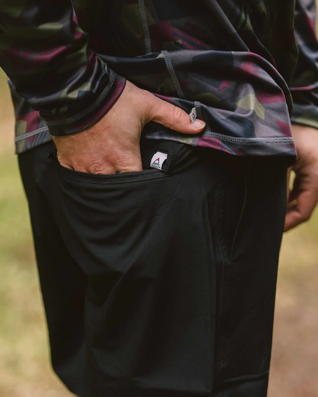 Porto All Purpose Swim Short - Black - Image 5