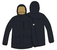 Rainier Waterproof Parka - Black - Image 13