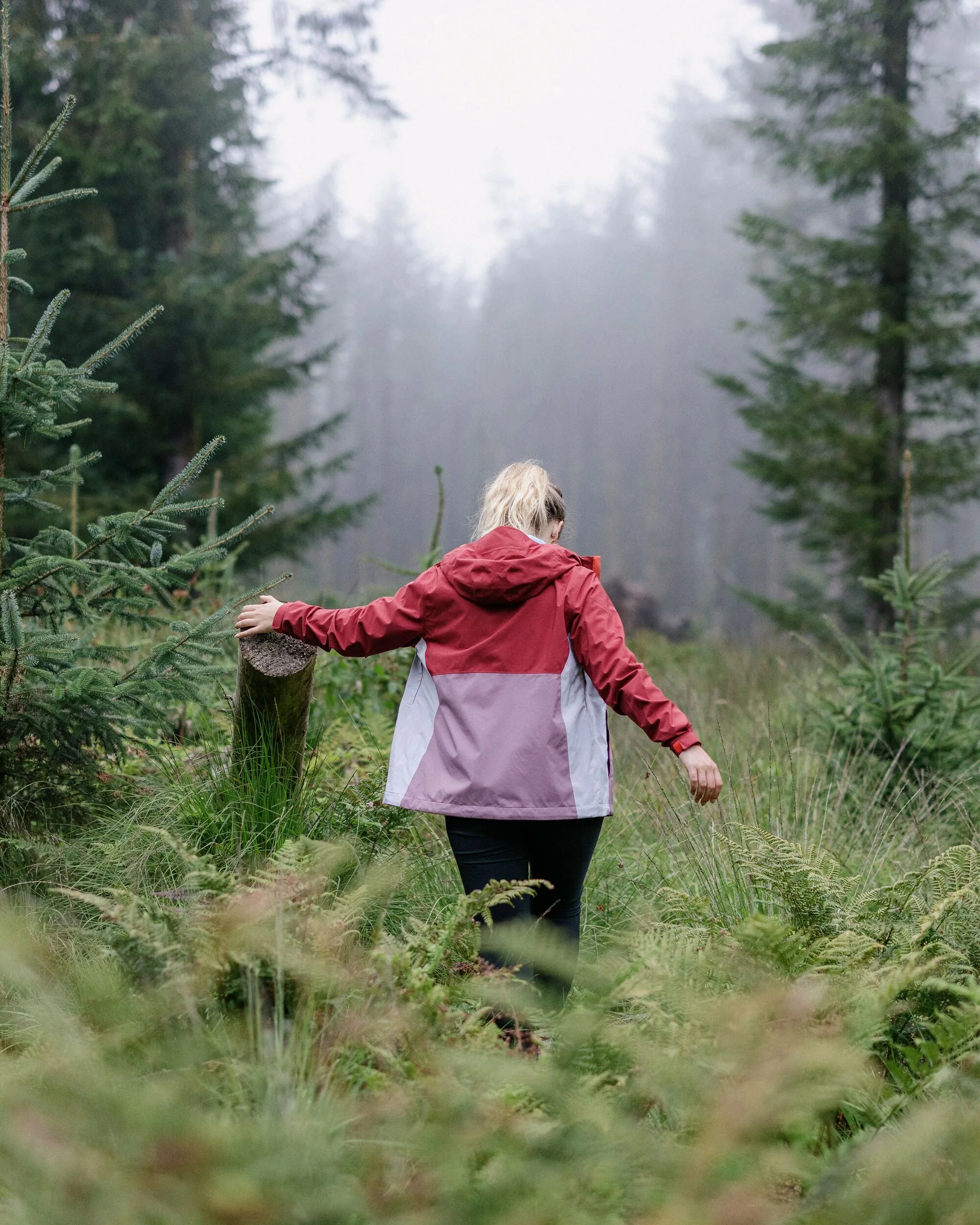 Rainstorm Waterproof Jacket - Forest Berry/Berry - Image 7