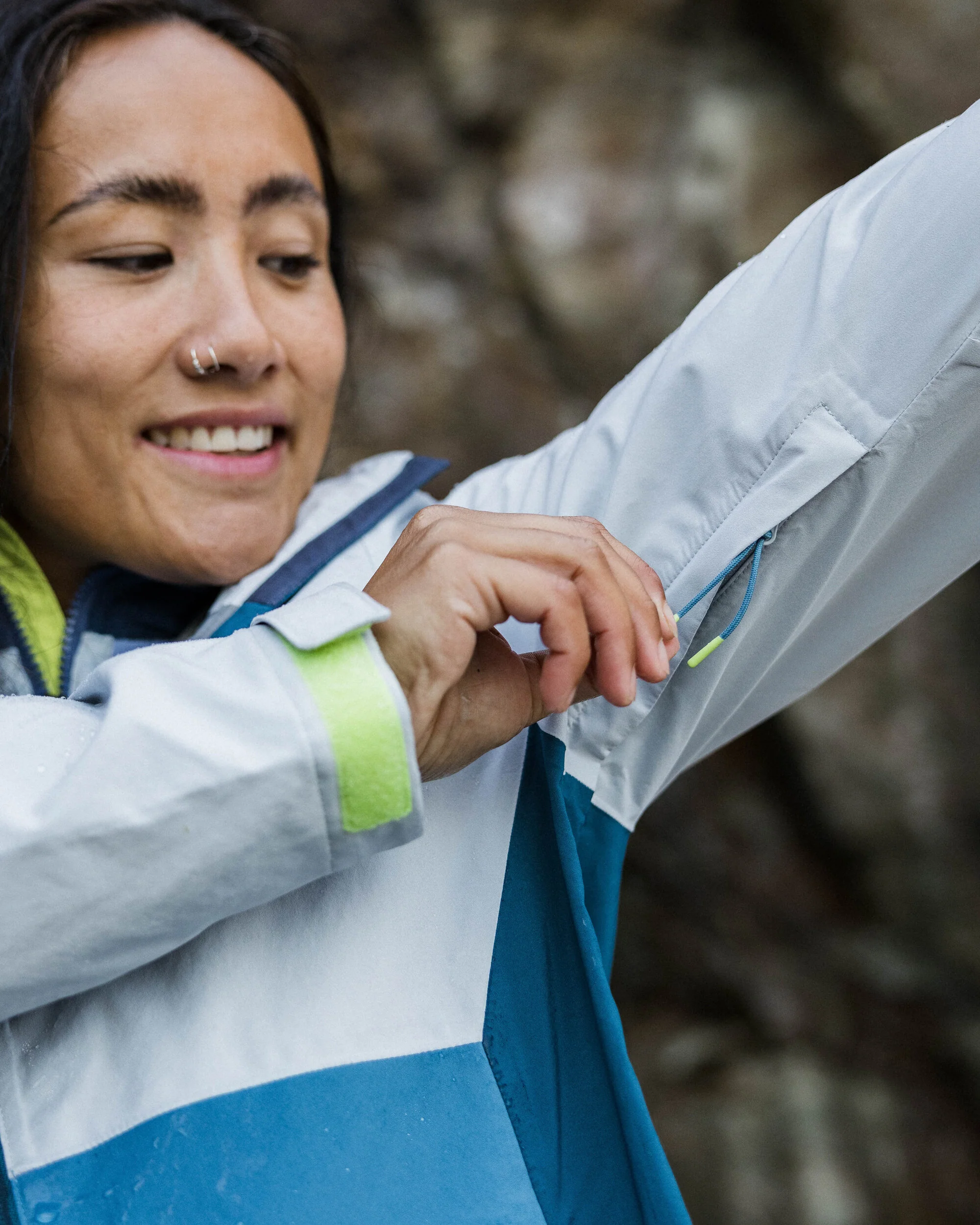 Rainstorm Waterproof Jacket - Grey Blue/Blue Steel - Image 7