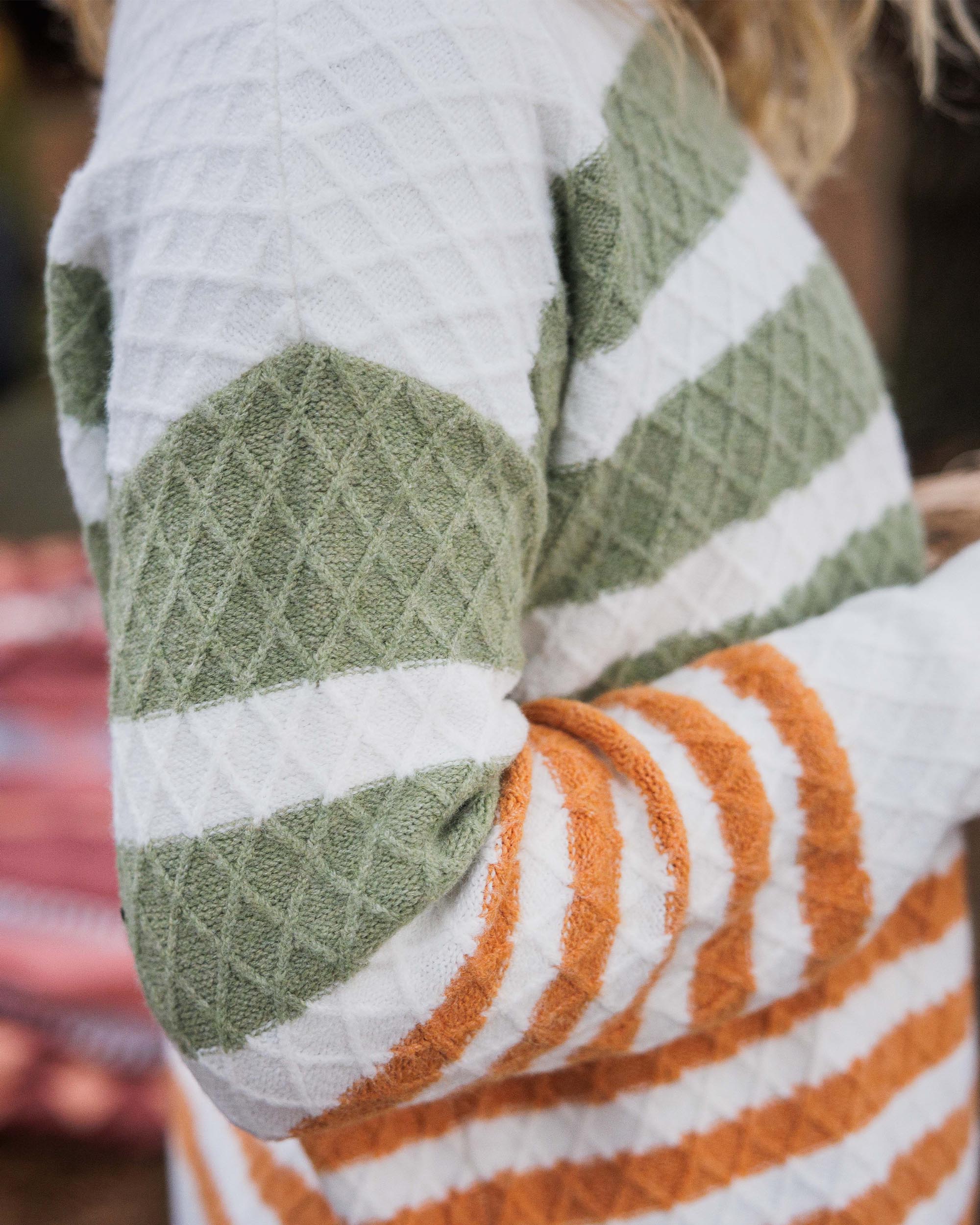 Ramble Knitted Jumper - Off White - Image 3