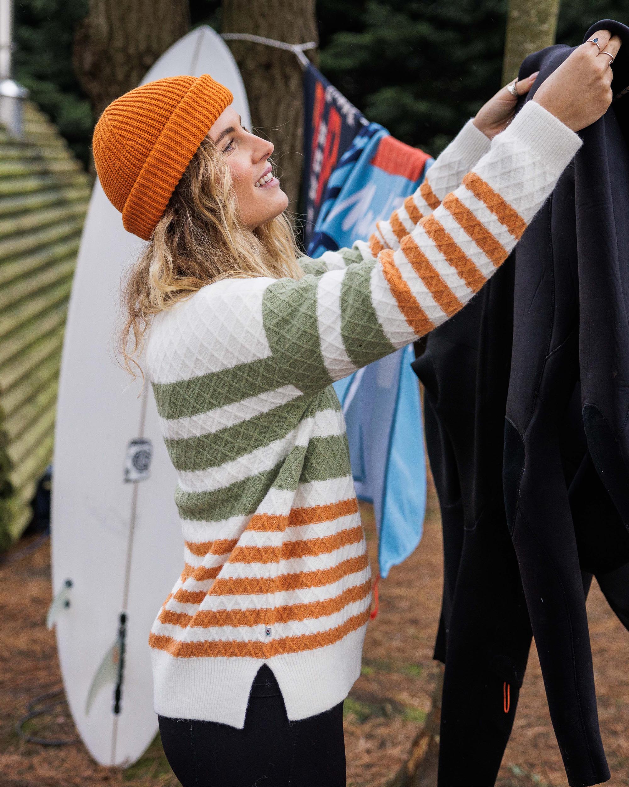 Ramble Knitted Jumper - Off White - Image 4