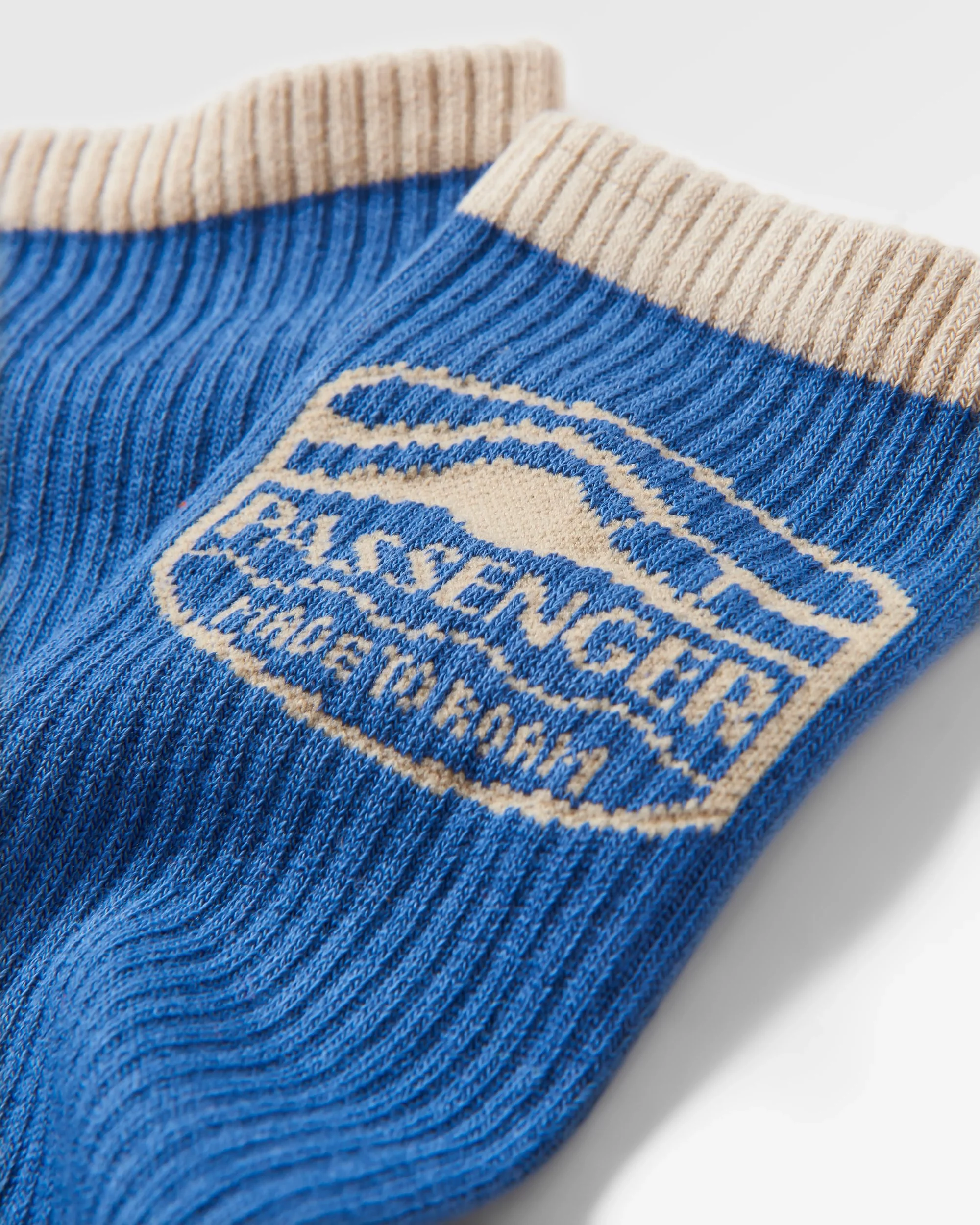 Rambler Organic Midweight Crew Socks - Moonlight Blue - Image 4