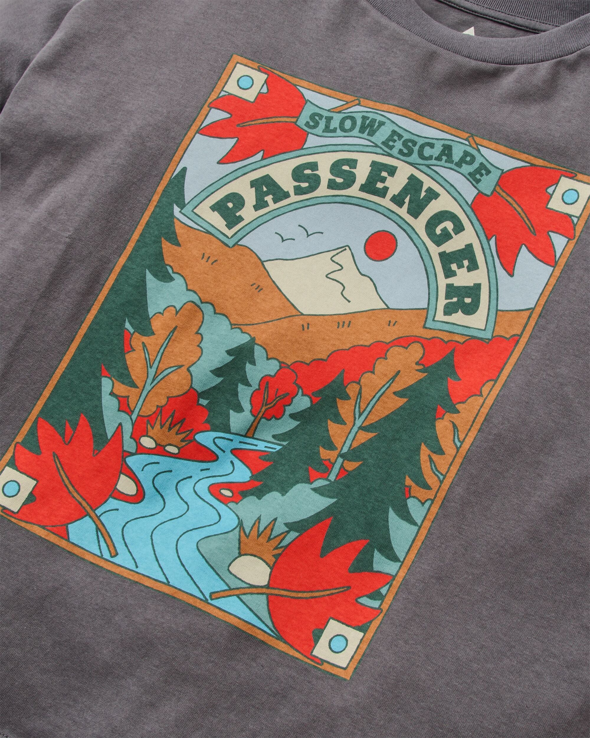Rambling LS T-Shirt - Charcoal - Image 2