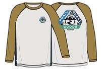 Range Active LS T-shirt - Dusty Ochre/ Vintage White - Image 12