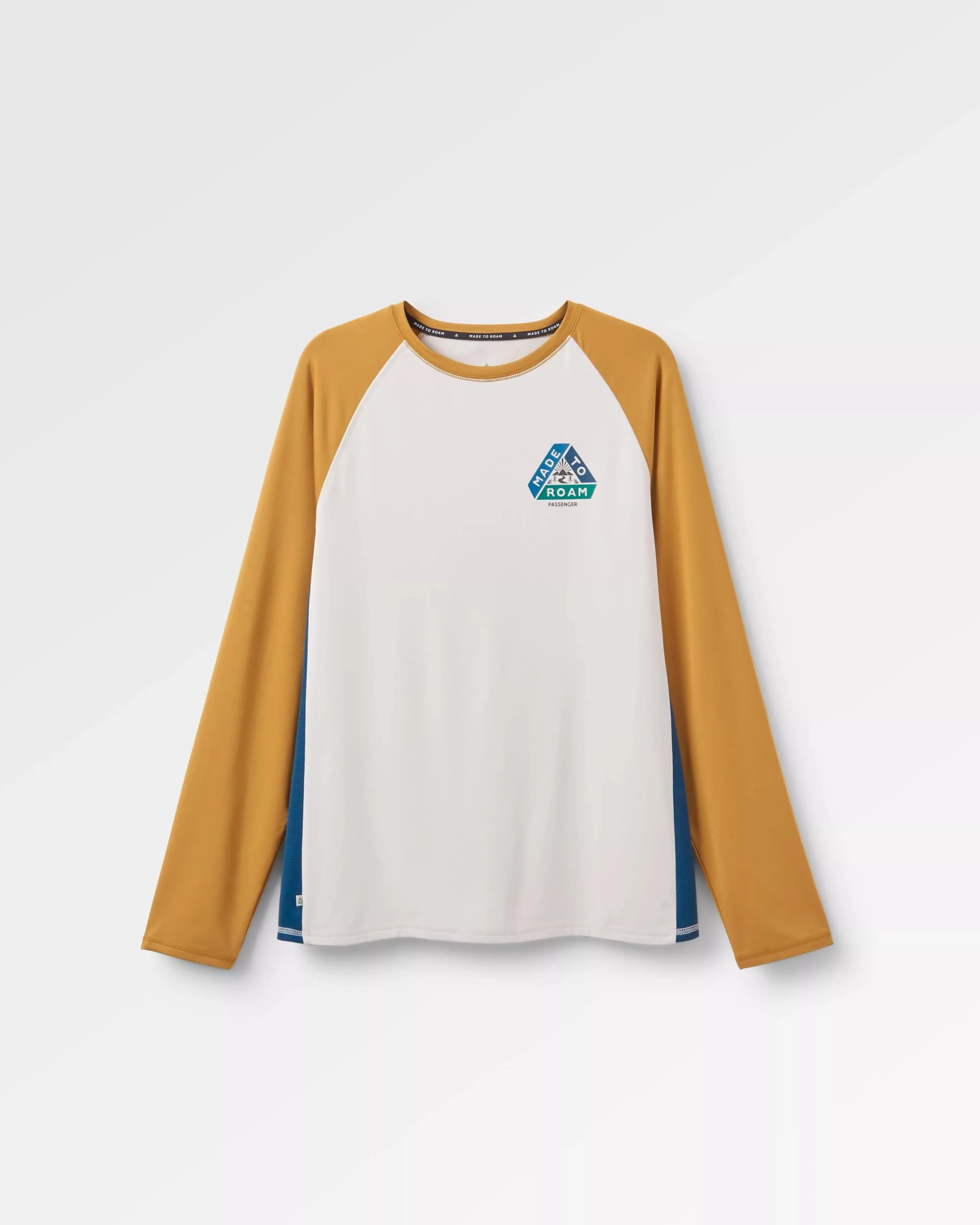 Range Active LS T-shirt - Dusty Ochre/ Vintage White - Image 6