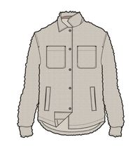 Rappel Sherpa Oversized Shirt - Oatmeal - Image 10