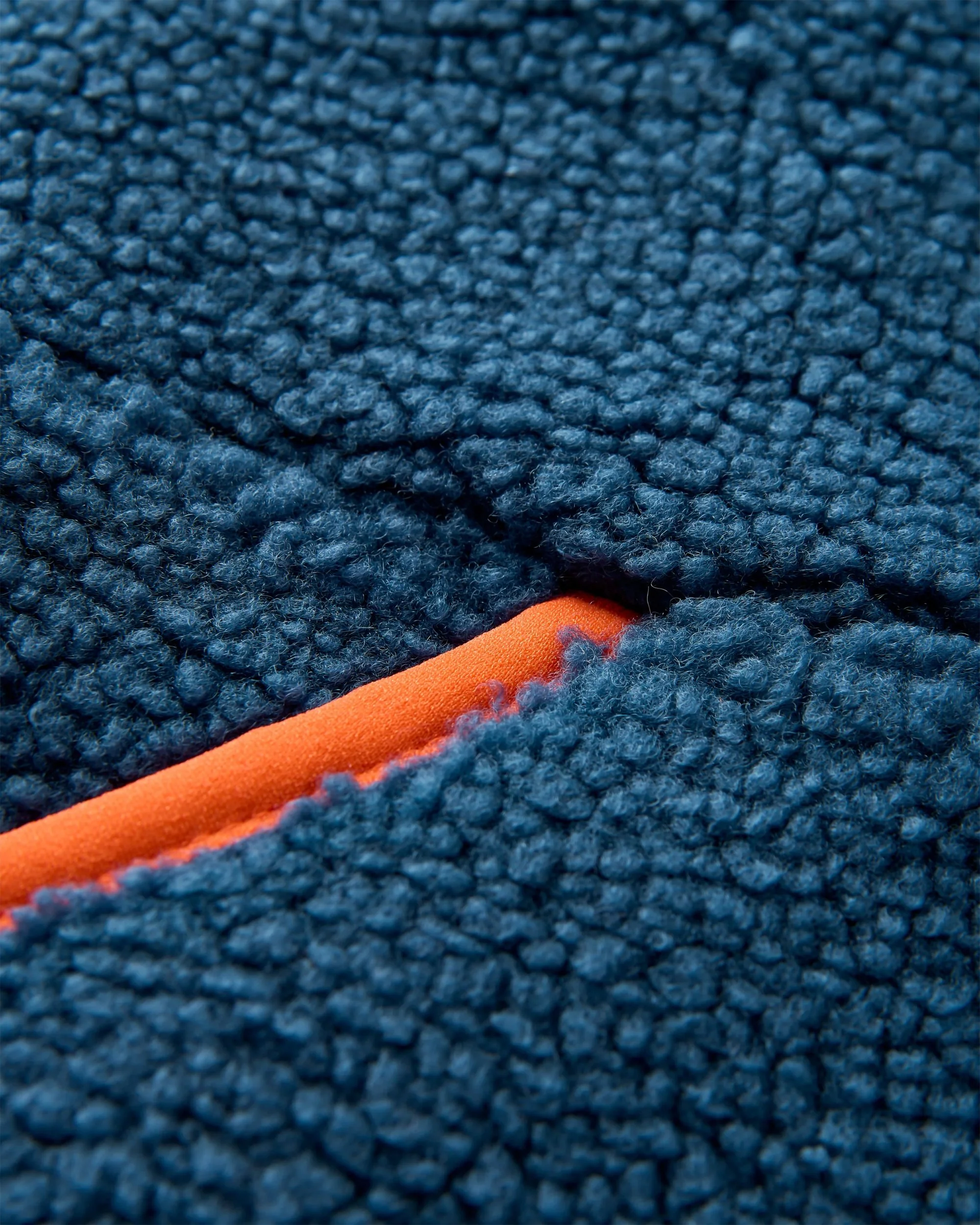 Ravi Sherpa Fleece - Dark Denim - Image 4
