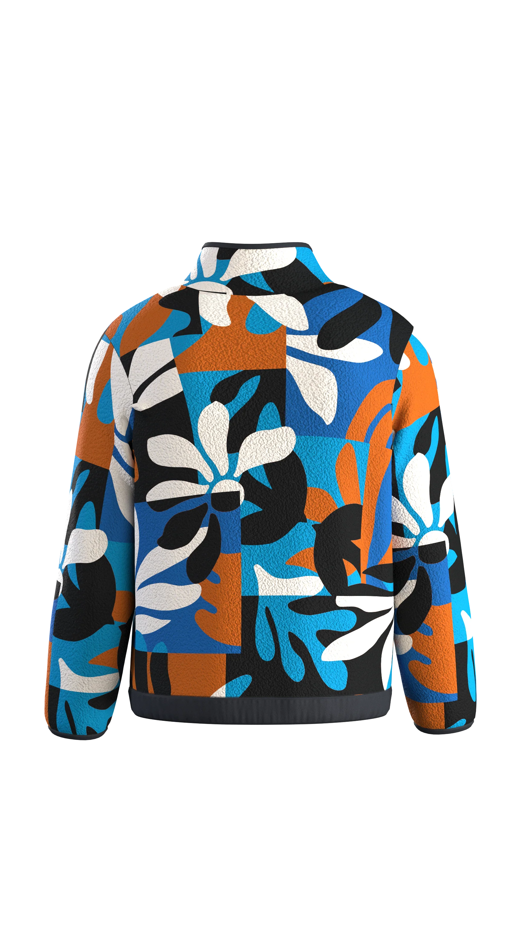 Ravi Sherpa Fleece - Mountain Foliage Blue - Image 13