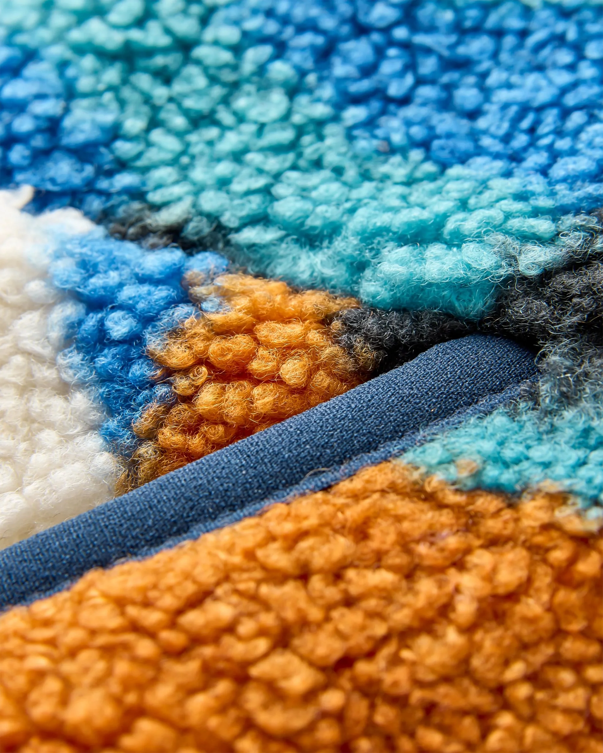Ravi Sherpa Fleece - Mountain Foliage Blue - Image 9