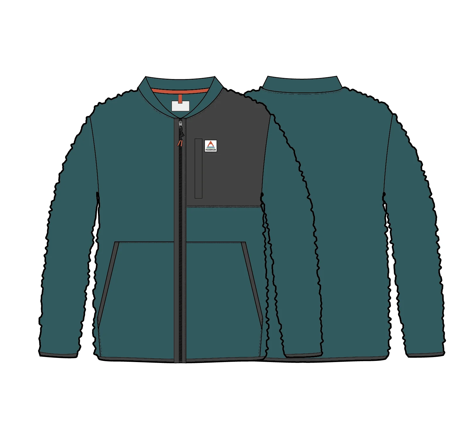 Reconnect Sherpa Fleece - Mediterranean - Image 6