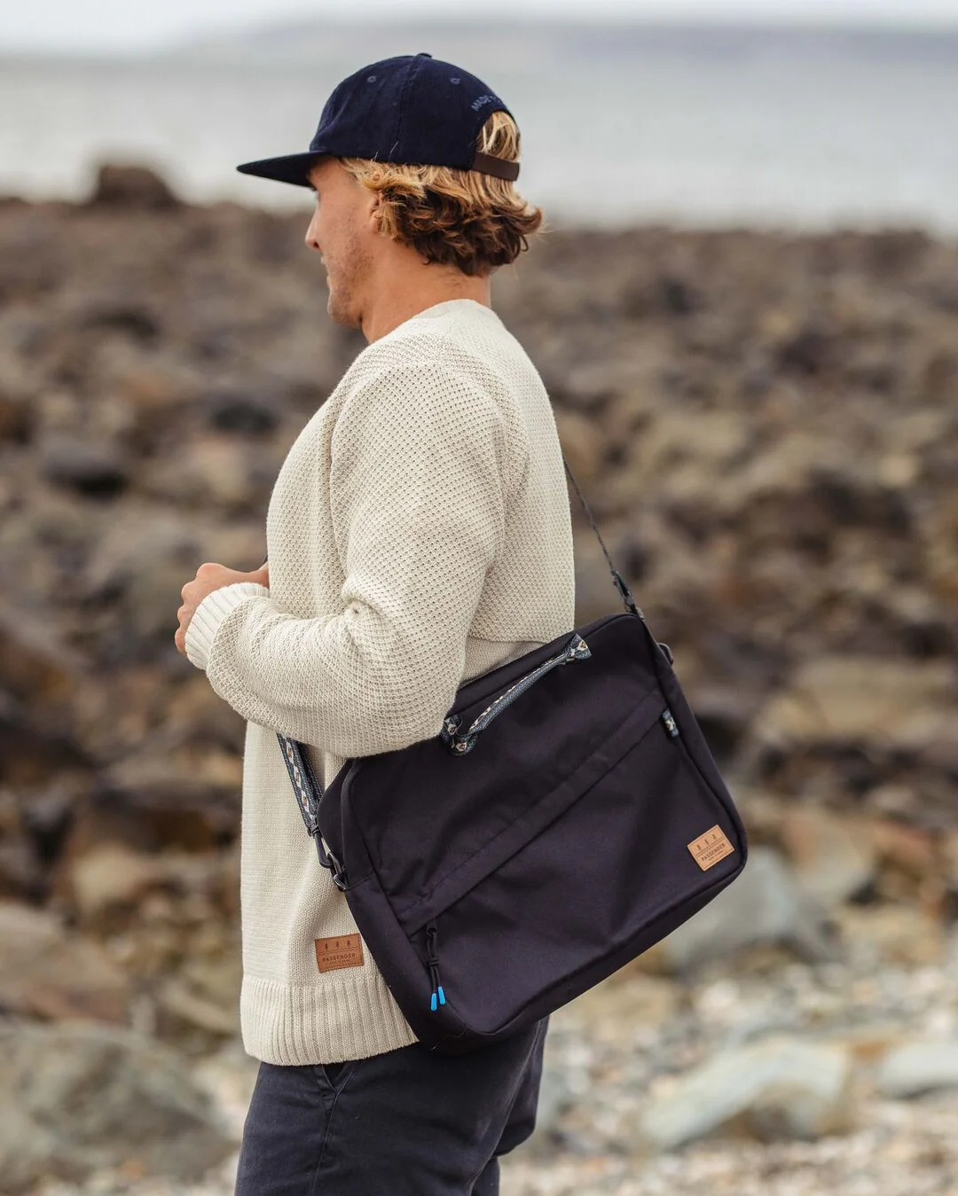 Messenger Bag - Black - Image 5