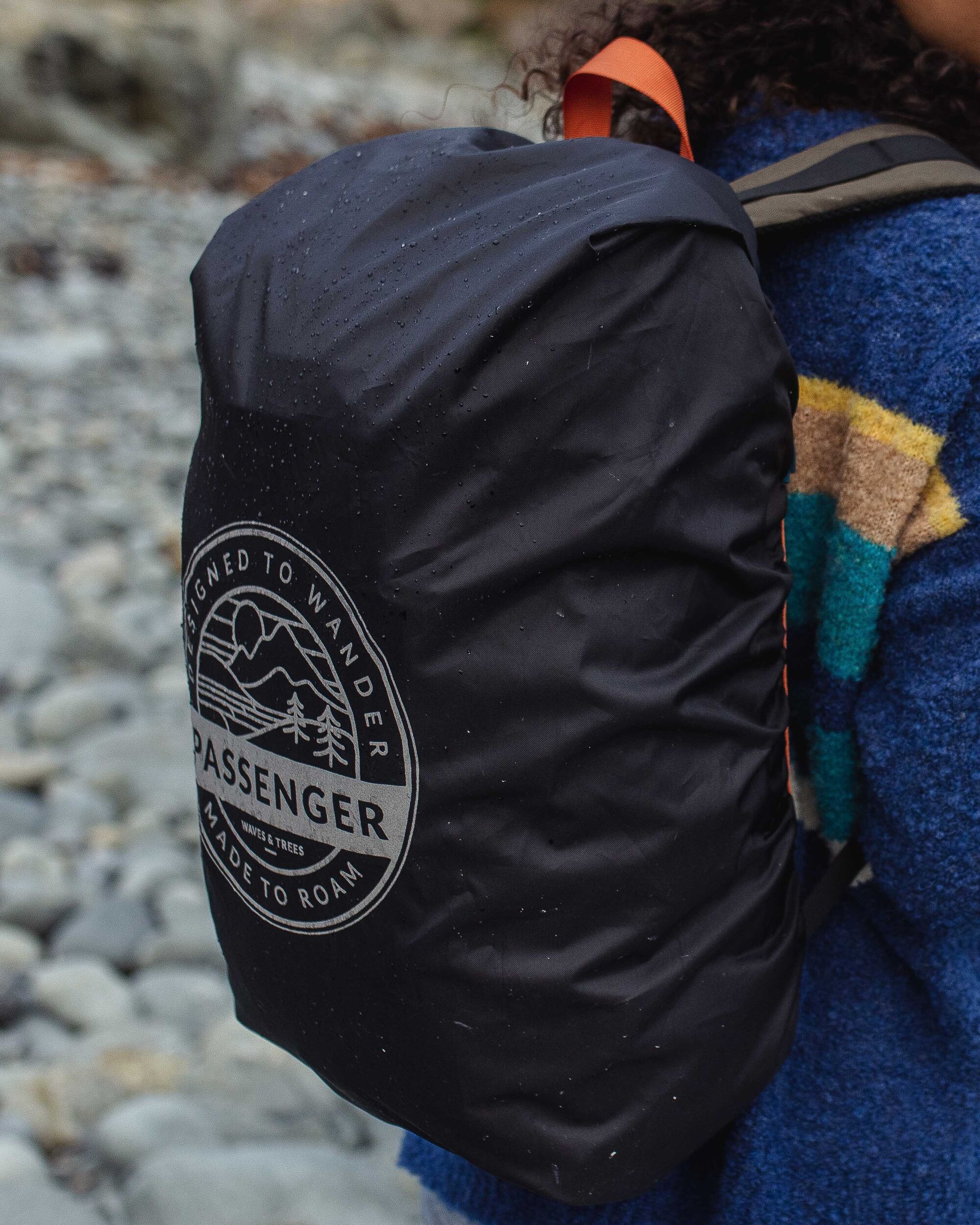 Waterproof Backpack Cover (18-35L) - Black - Image 4