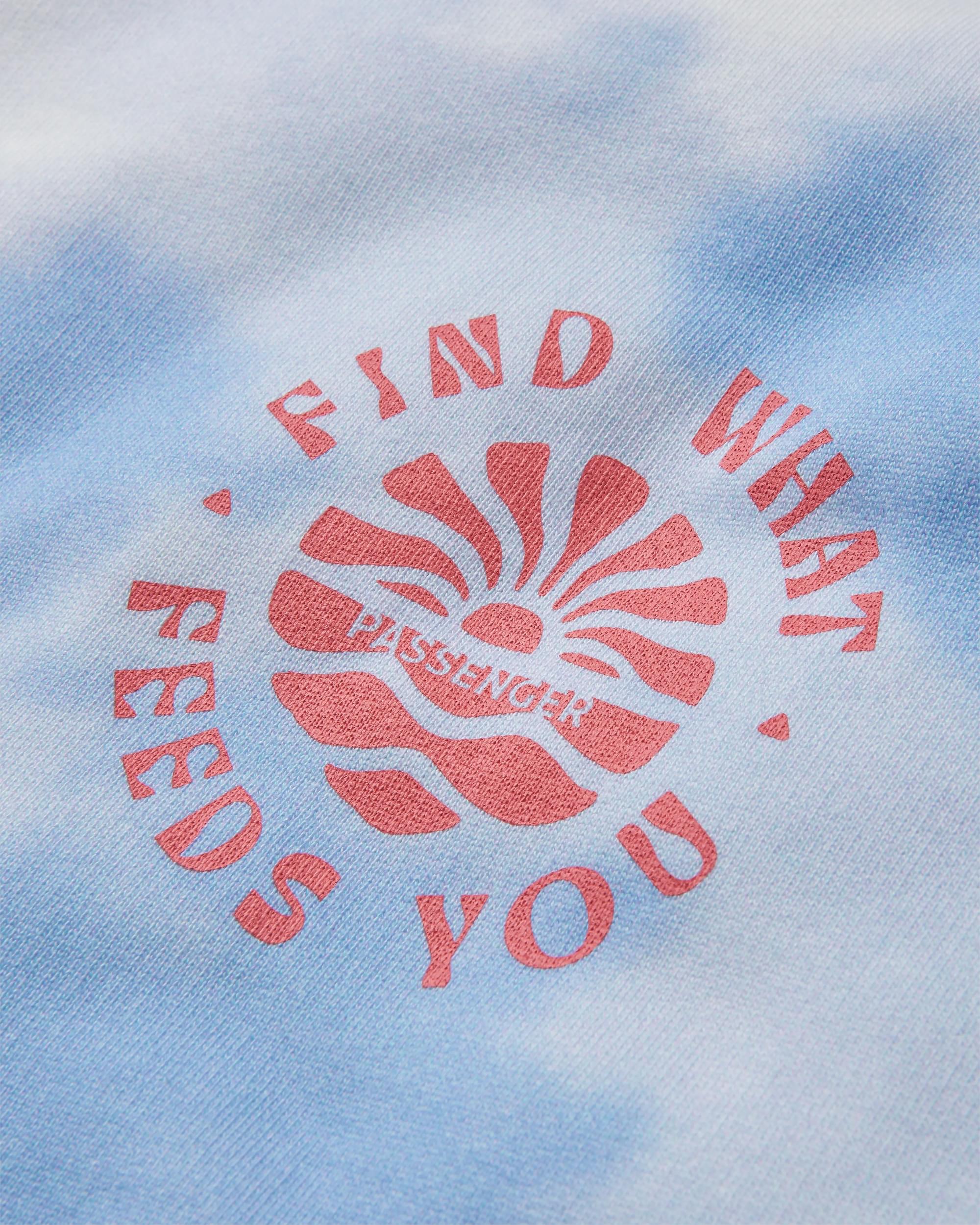 Rediscover Organic Cotton Sweatshirt - Tie Dye Cornflower - Image 2