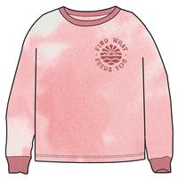 Rediscover Organic Cotton Sweatshirt - Tie Dye Shell Pink - Image 5