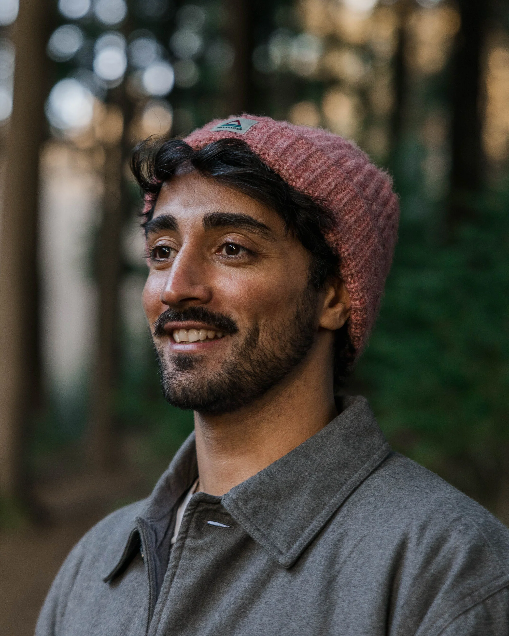Redwood Fleece Lined Beanie - Rose - Image 2