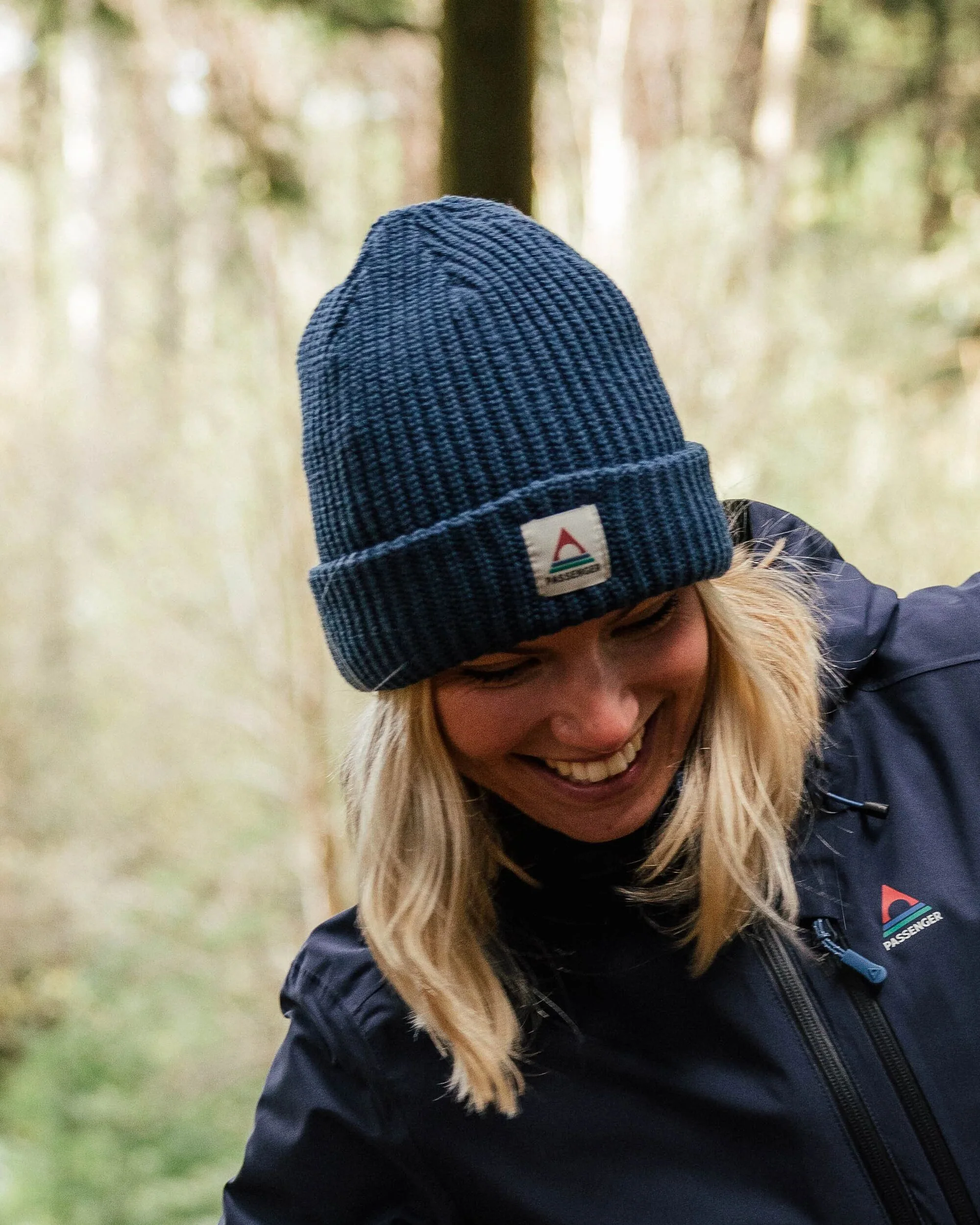 Beechwood Fleece Lined Beanie - Tidal Blue - Image 3