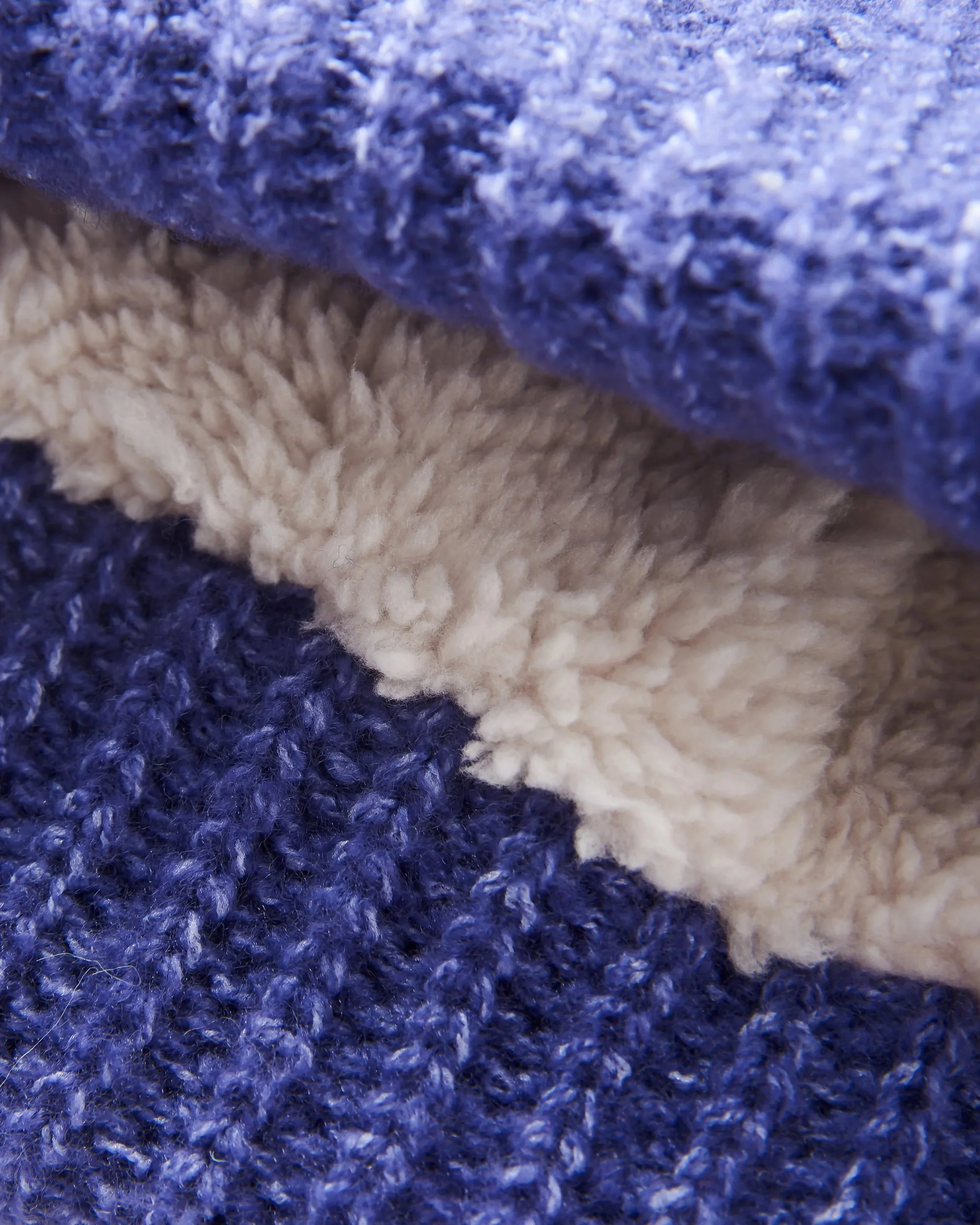 Redwood Fleece Lined Beanie - Purple Indigo - Image 5