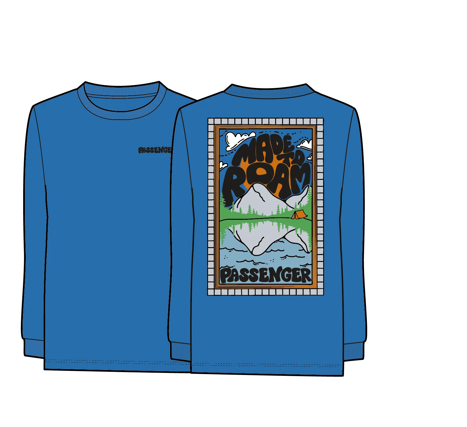 Reflect LS T-Shirt - Marine Blue - Image 7