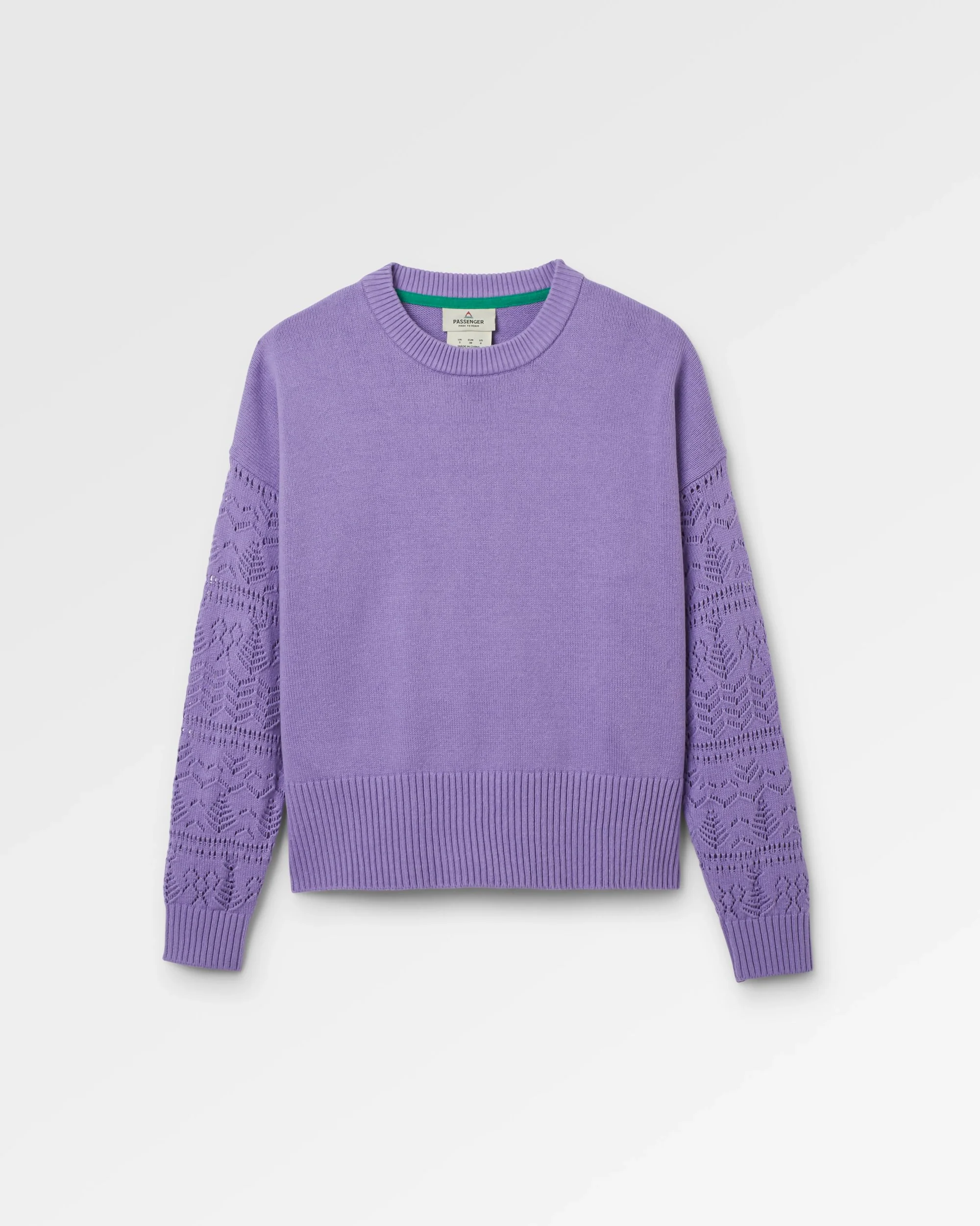 Grace Knitted Jumper - Retro Purple - Image 2