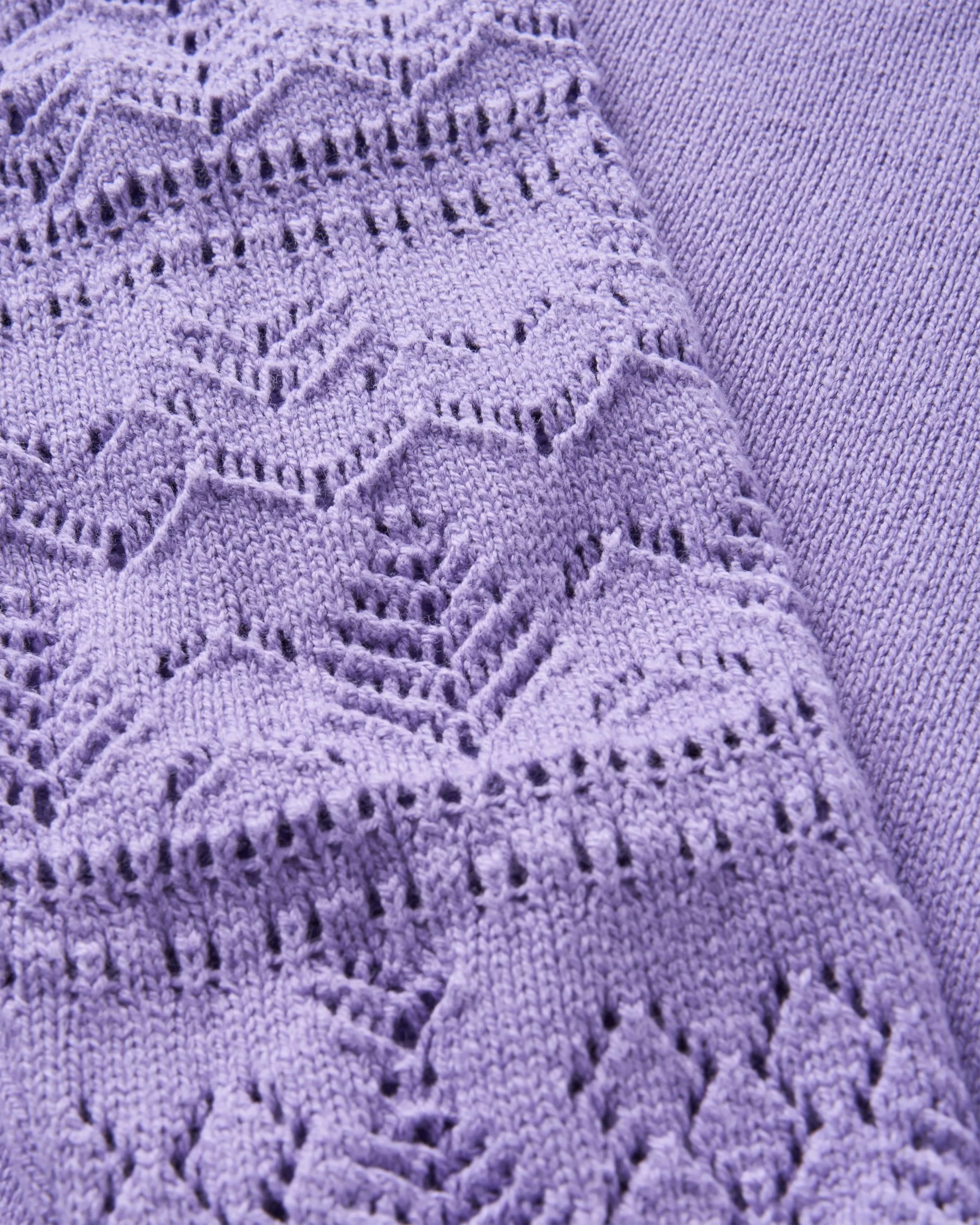 Grace Knitted Jumper - Retro Purple - Image 9