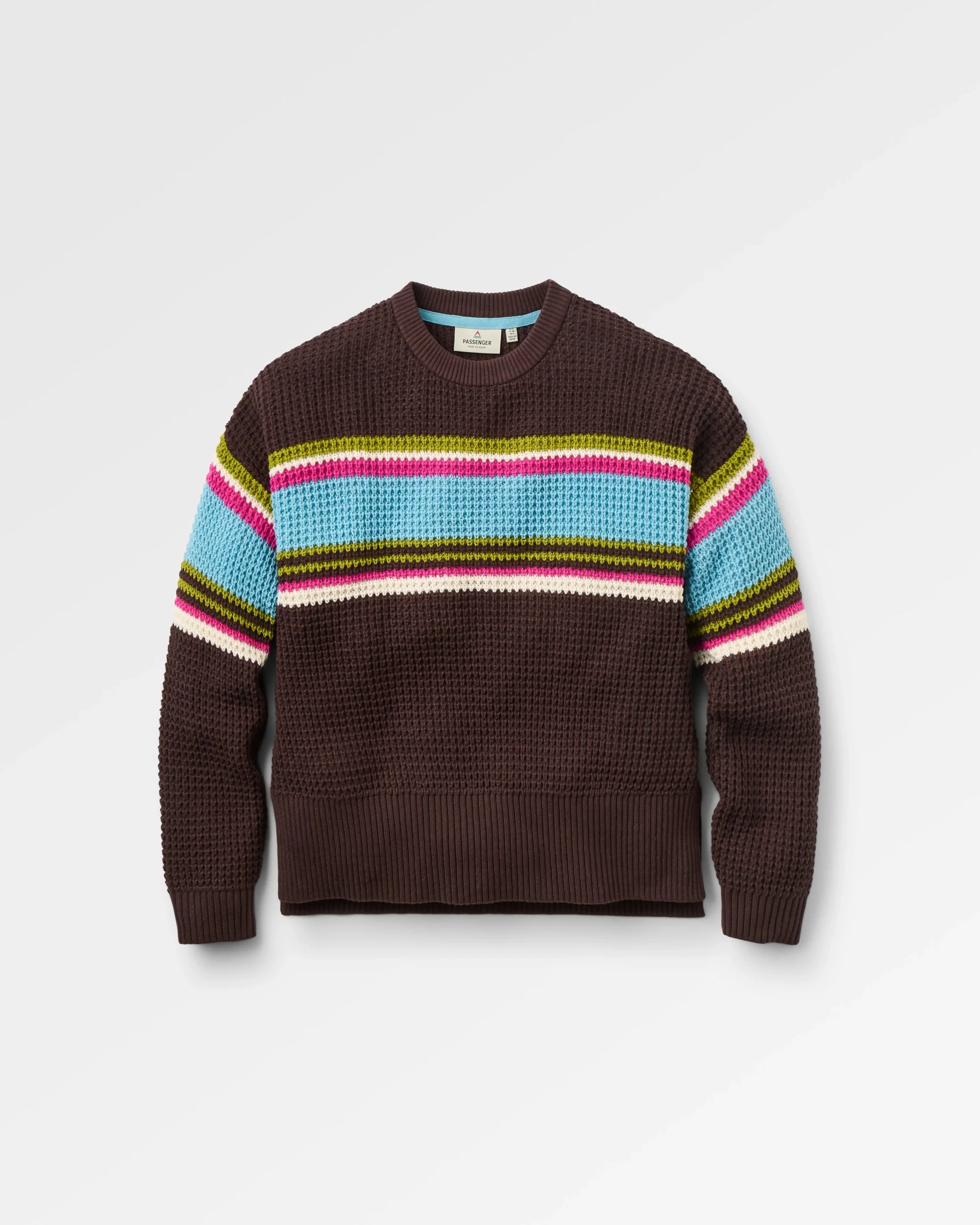 Reflection Stripey Jumper - Espresso - Image 2
