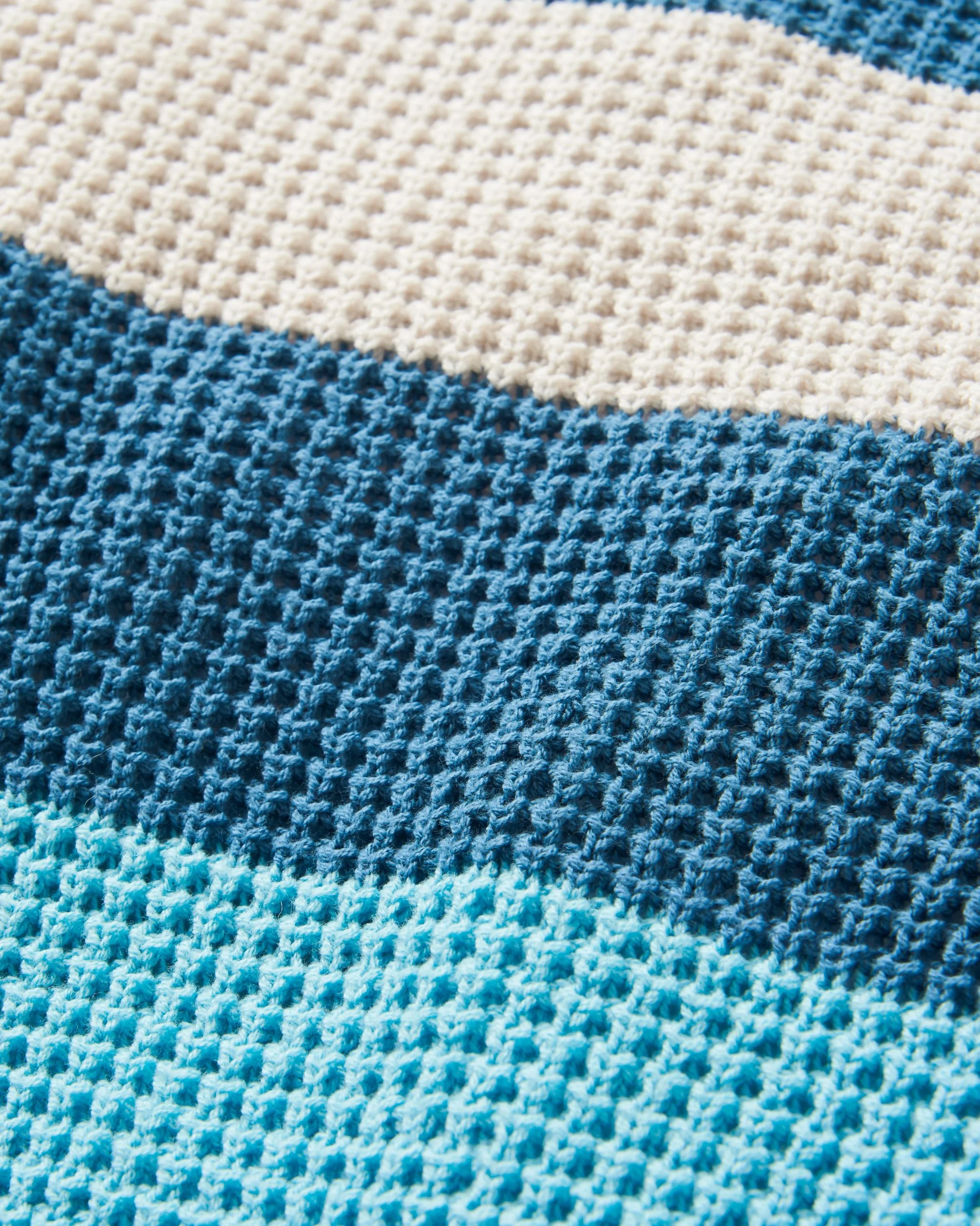 Reflection Stripey Jumper - Stormy Blue/Retro Blue - Image 6