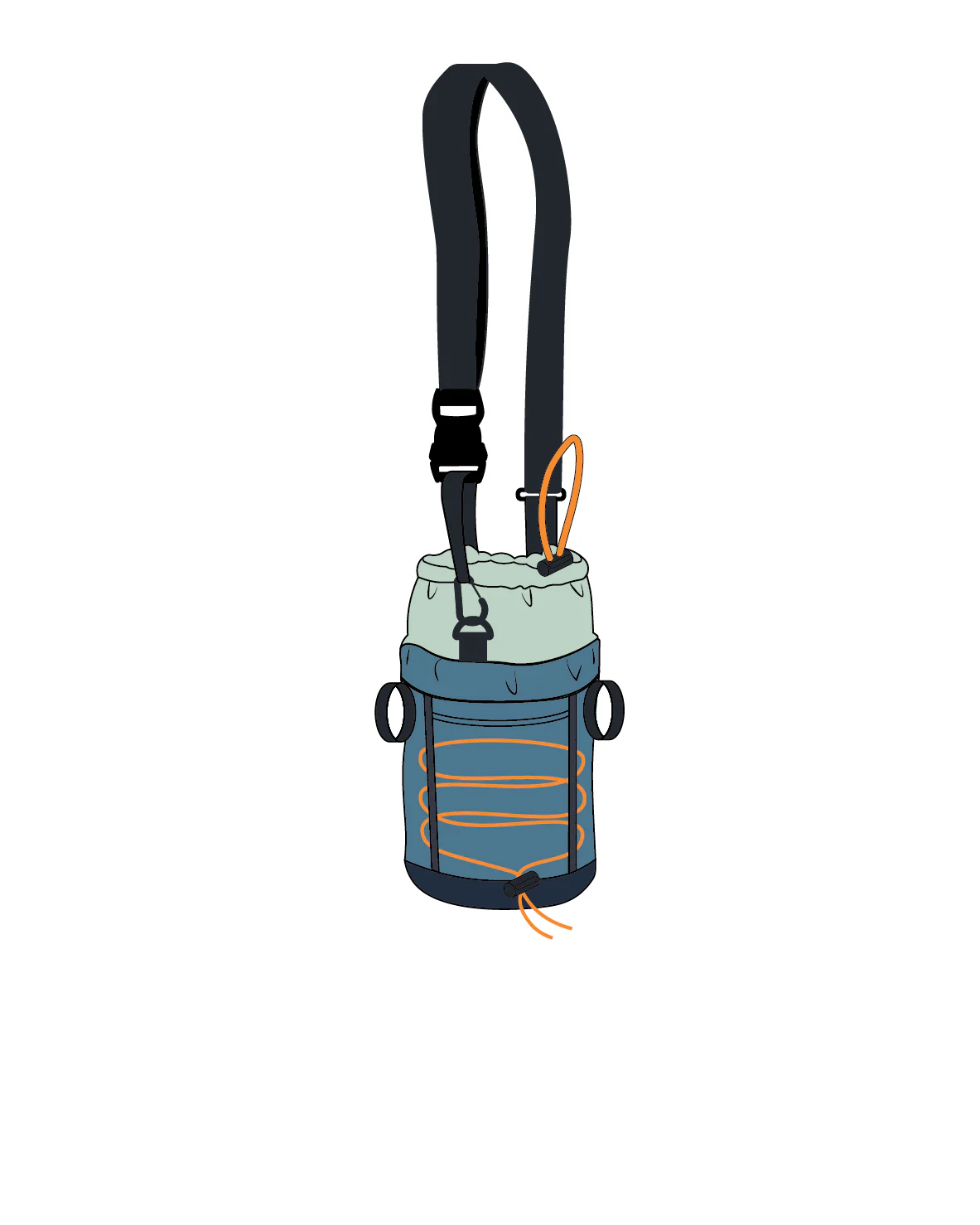 Refresh Hybrid Bottle Bag - Rich Navy/Surf Spray/Moonlight Blue - Image 12
